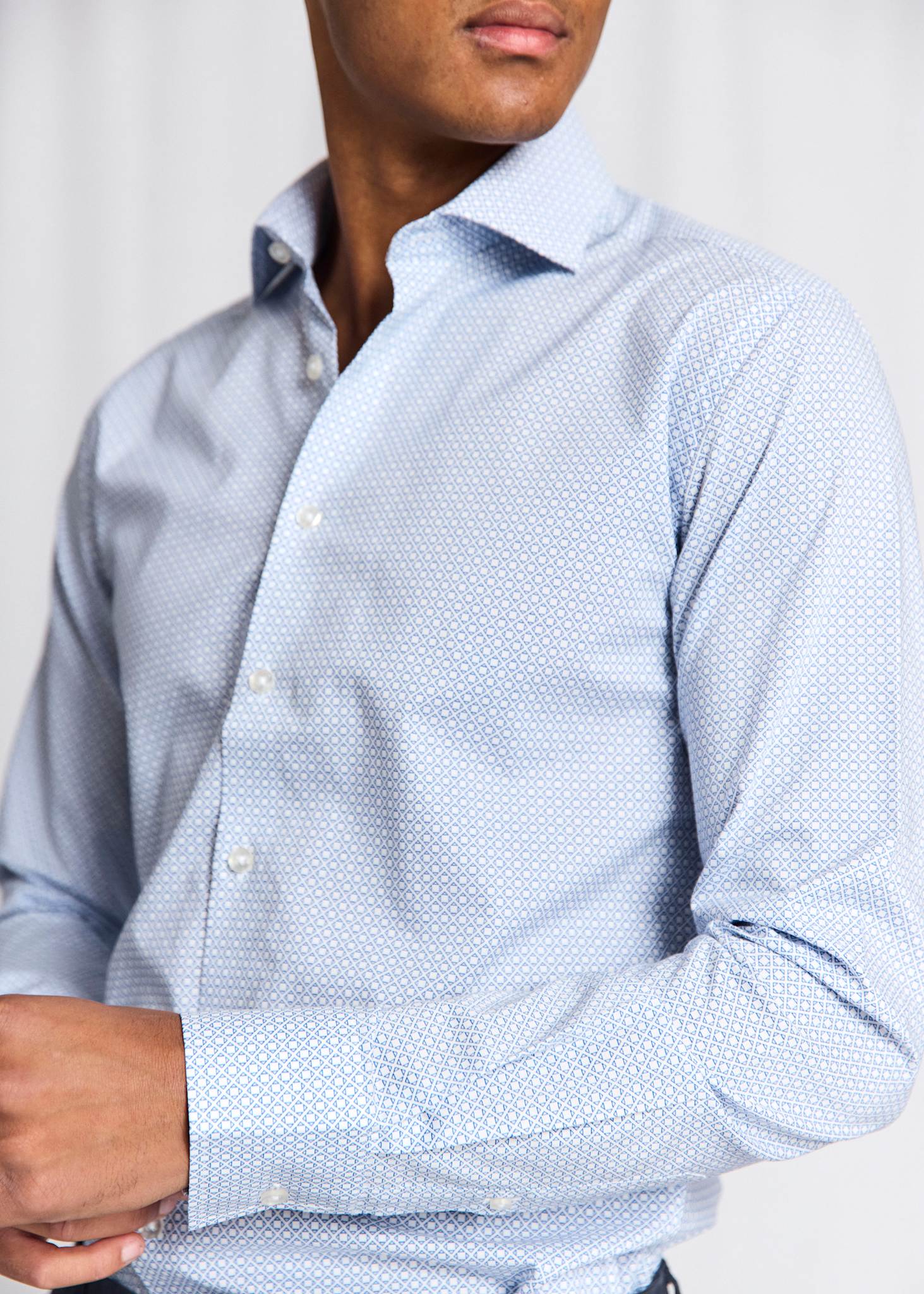 BS Marsenic Slim Fit Skjorta - Blue