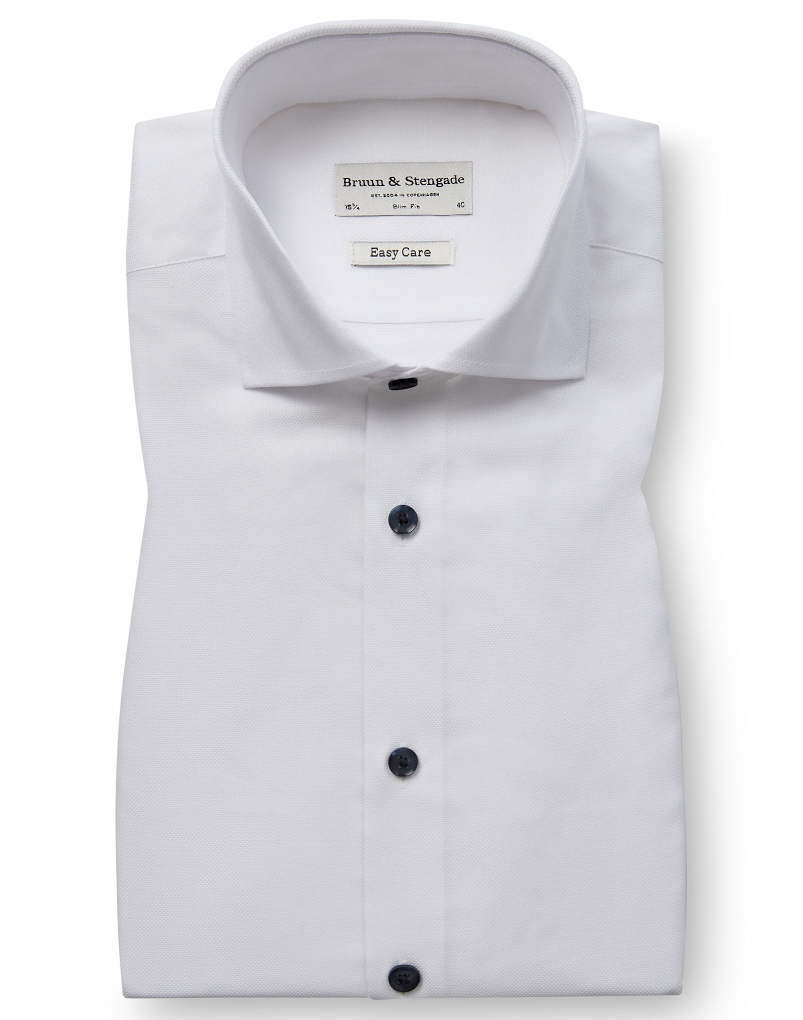 BS Skube Slim Fit Skjorta - White
