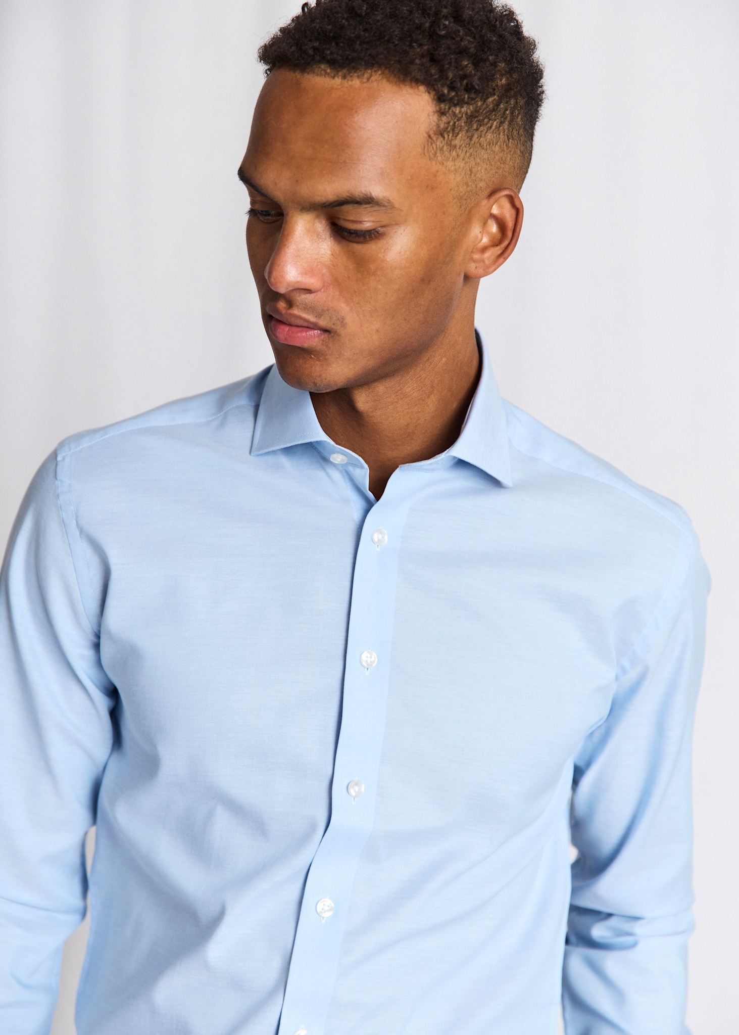 BS Cindrik Slim Fit Skjorta - Light Blue
