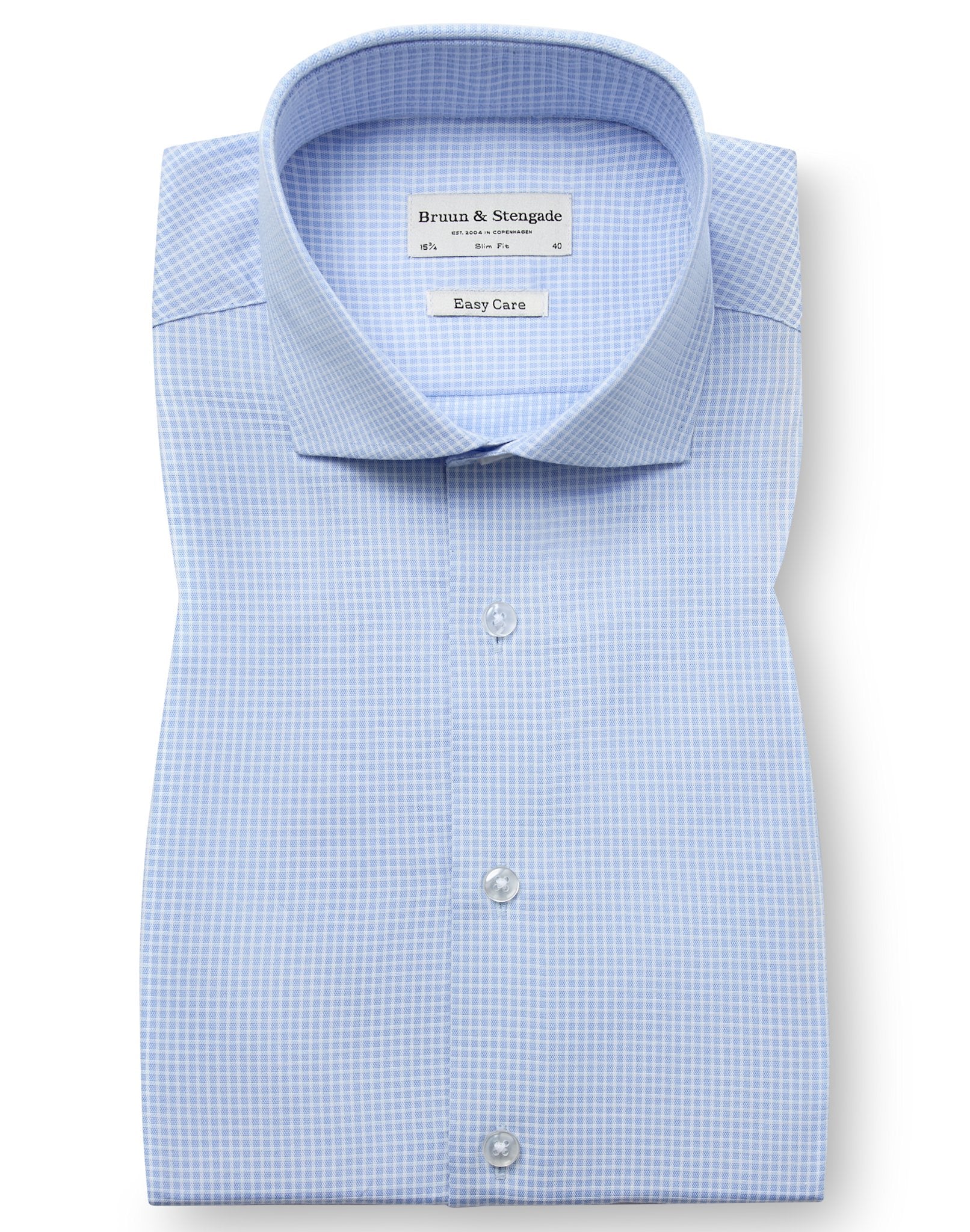 BS Djukic Slim Fit Skjorta - Light Blue