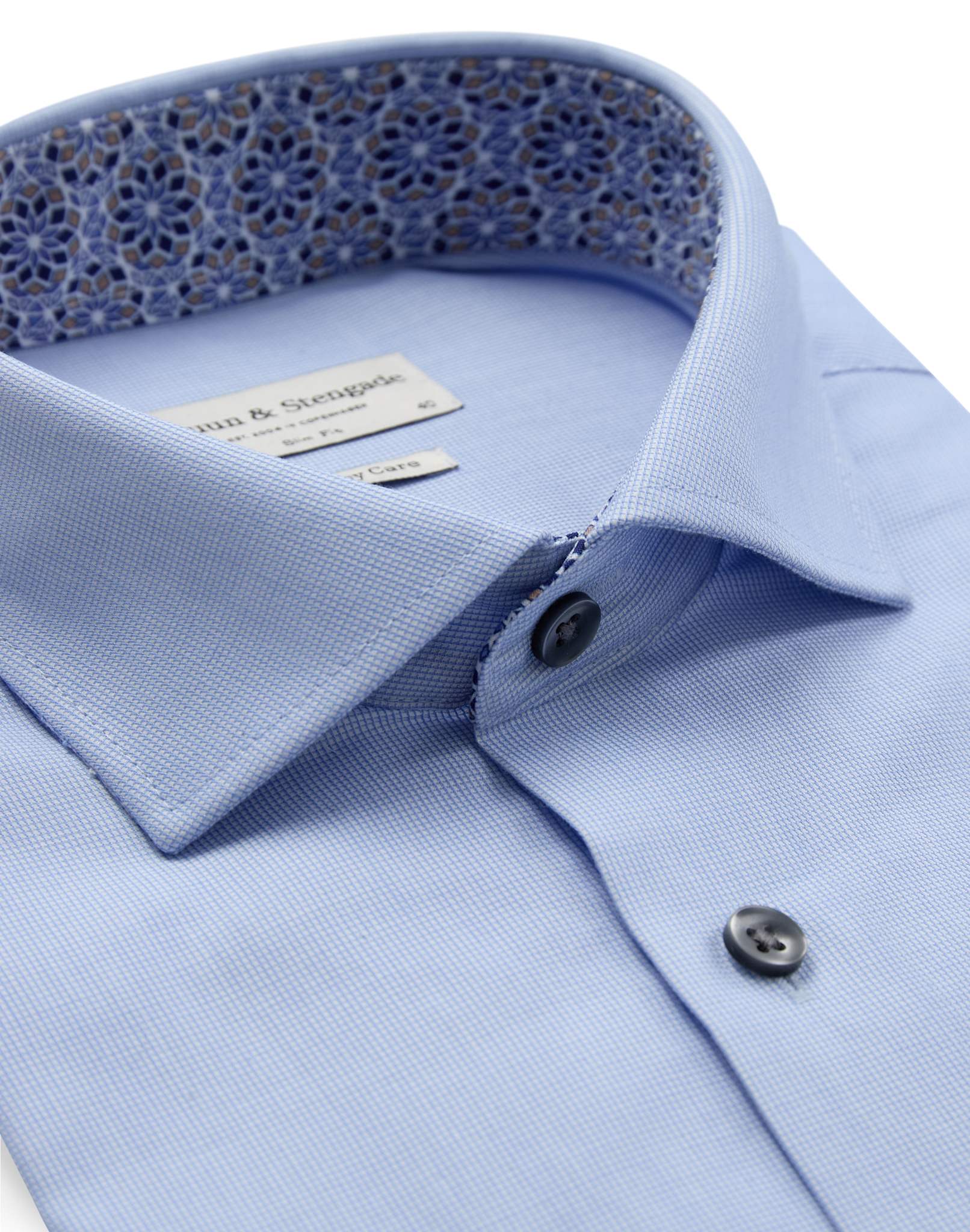 BS Sliskovic Slim Fit Skjorta - Light Blue
