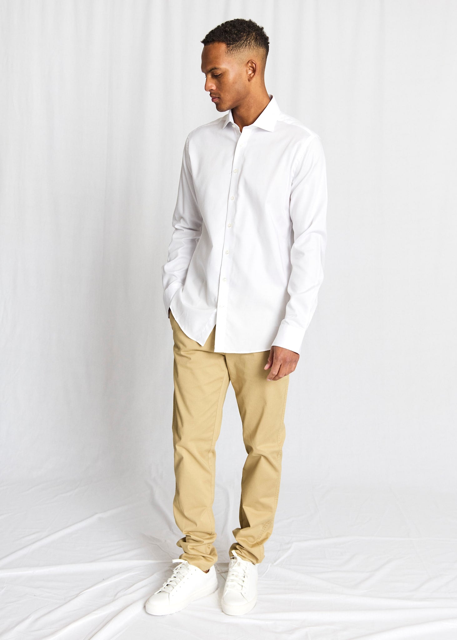 BS Benjamin Modern Fit Skjorta - White