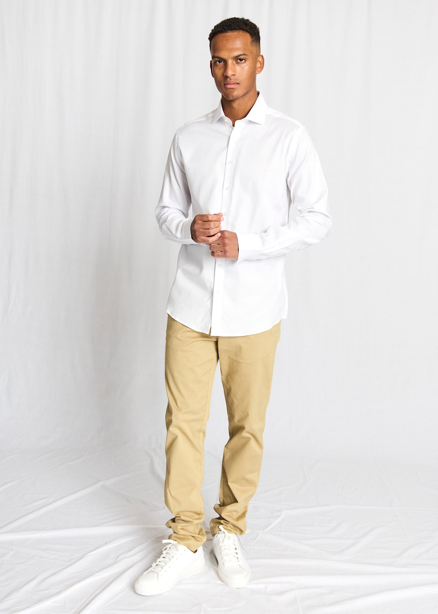 BS Benjamin Modern Fit Skjorta - White