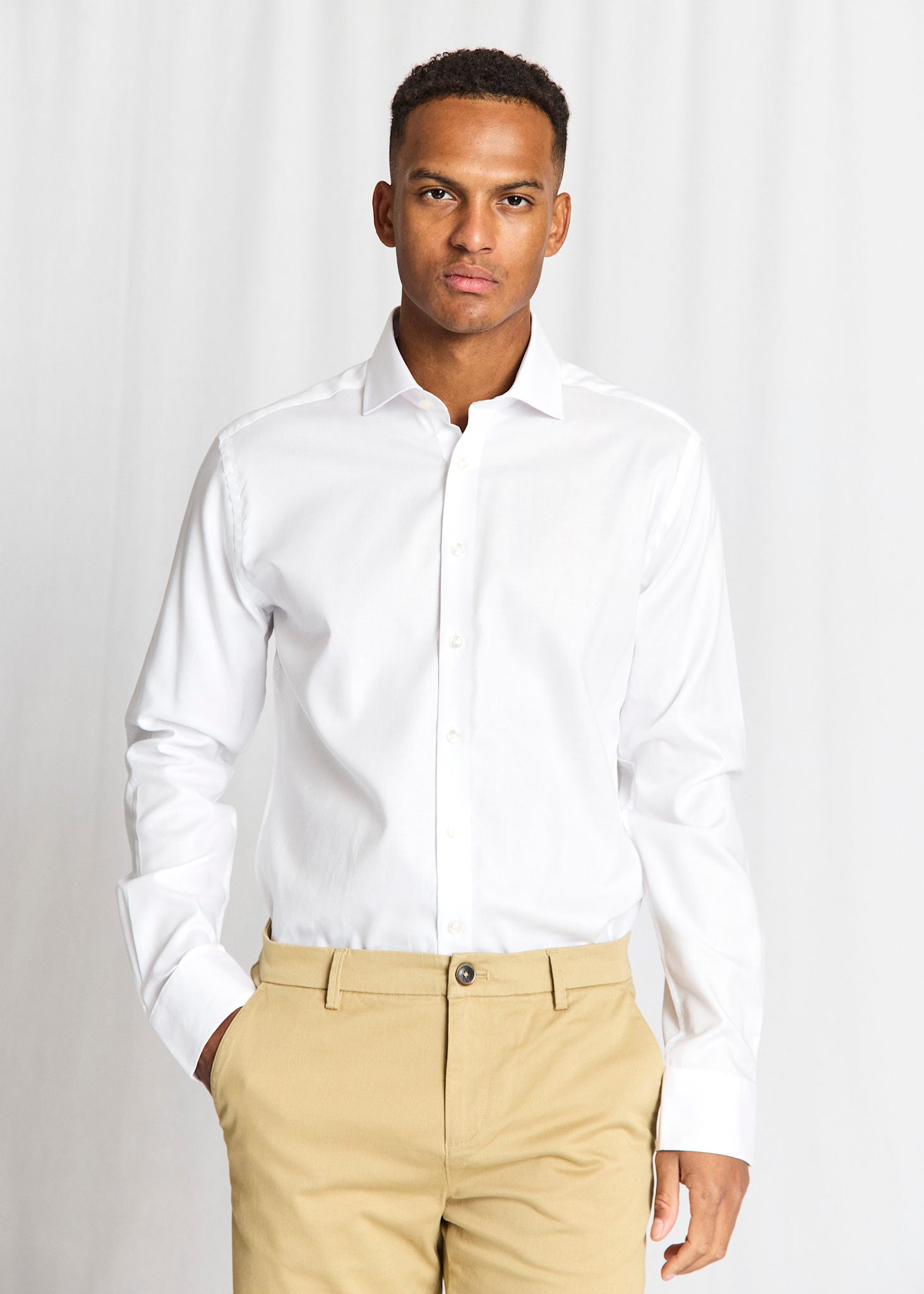 BS Benjamin Modern Fit Skjorta - White
