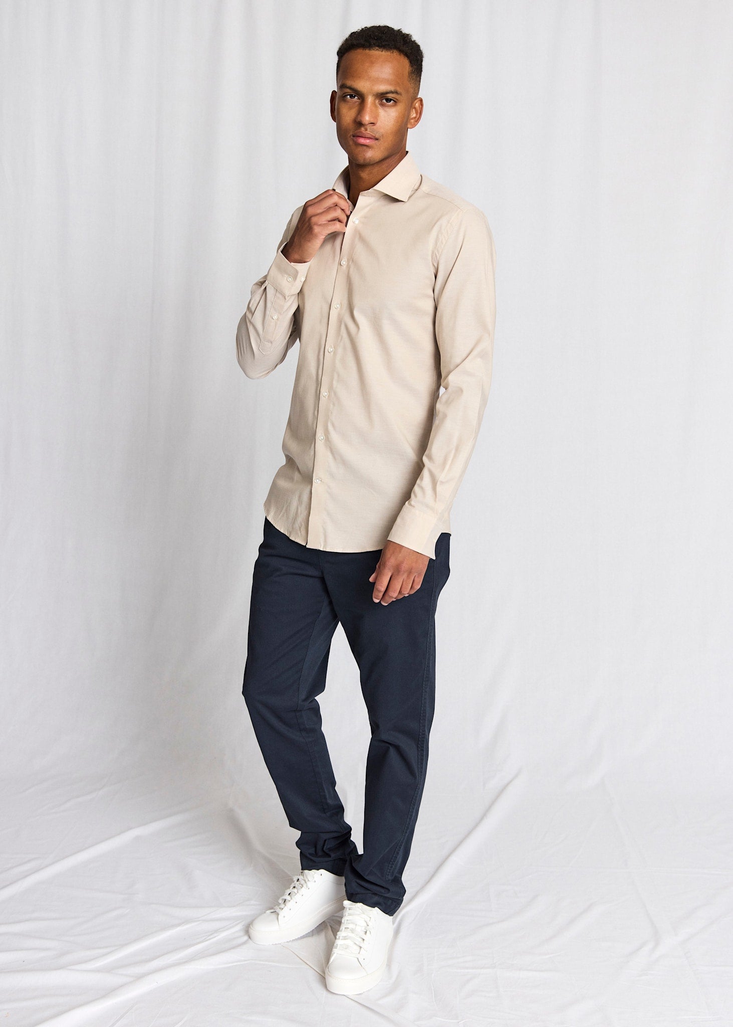 BS Canellas Modern Fit Skjorta - Sand