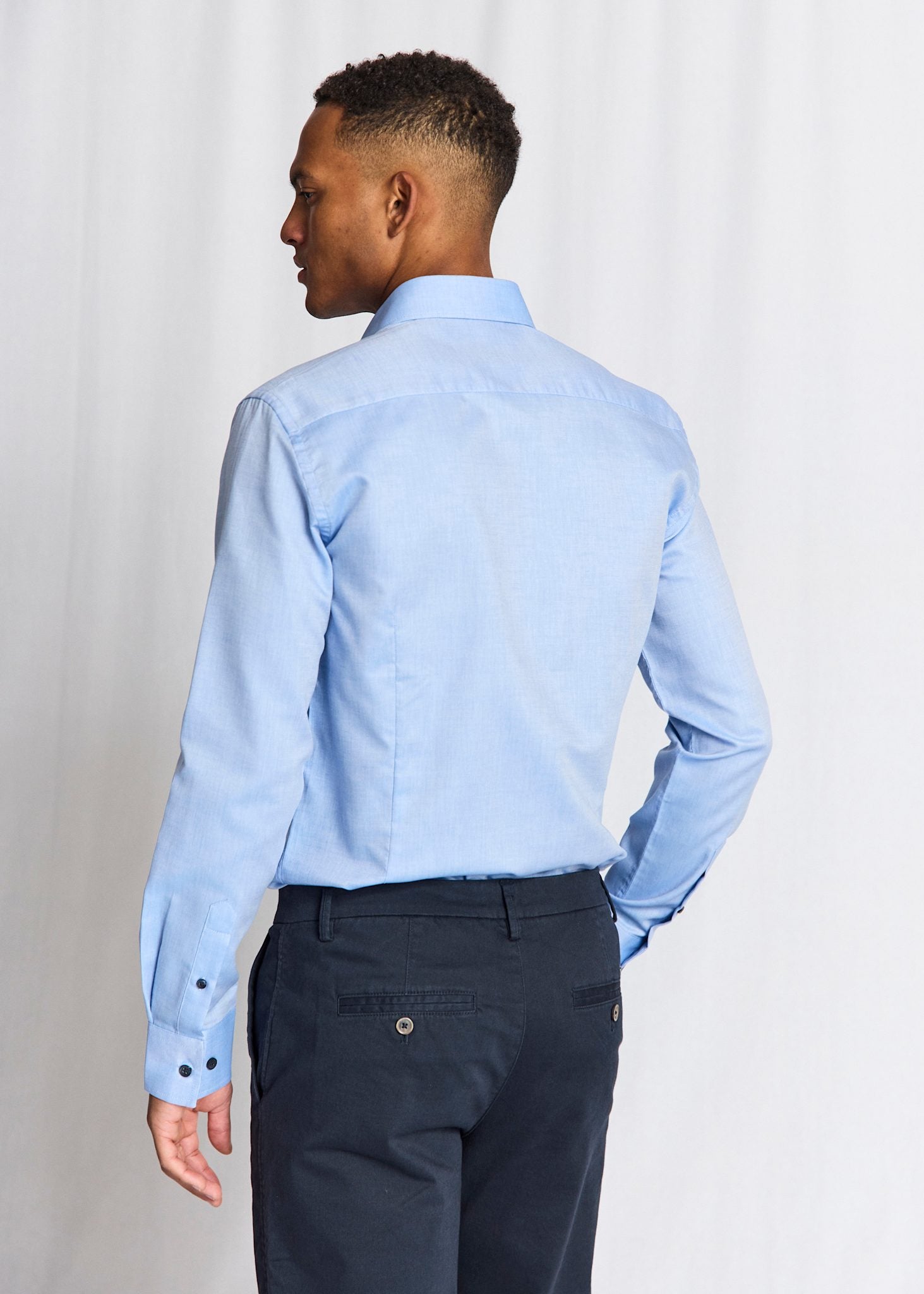 BS Ekdahl Modern Fit Skjorta - Blue