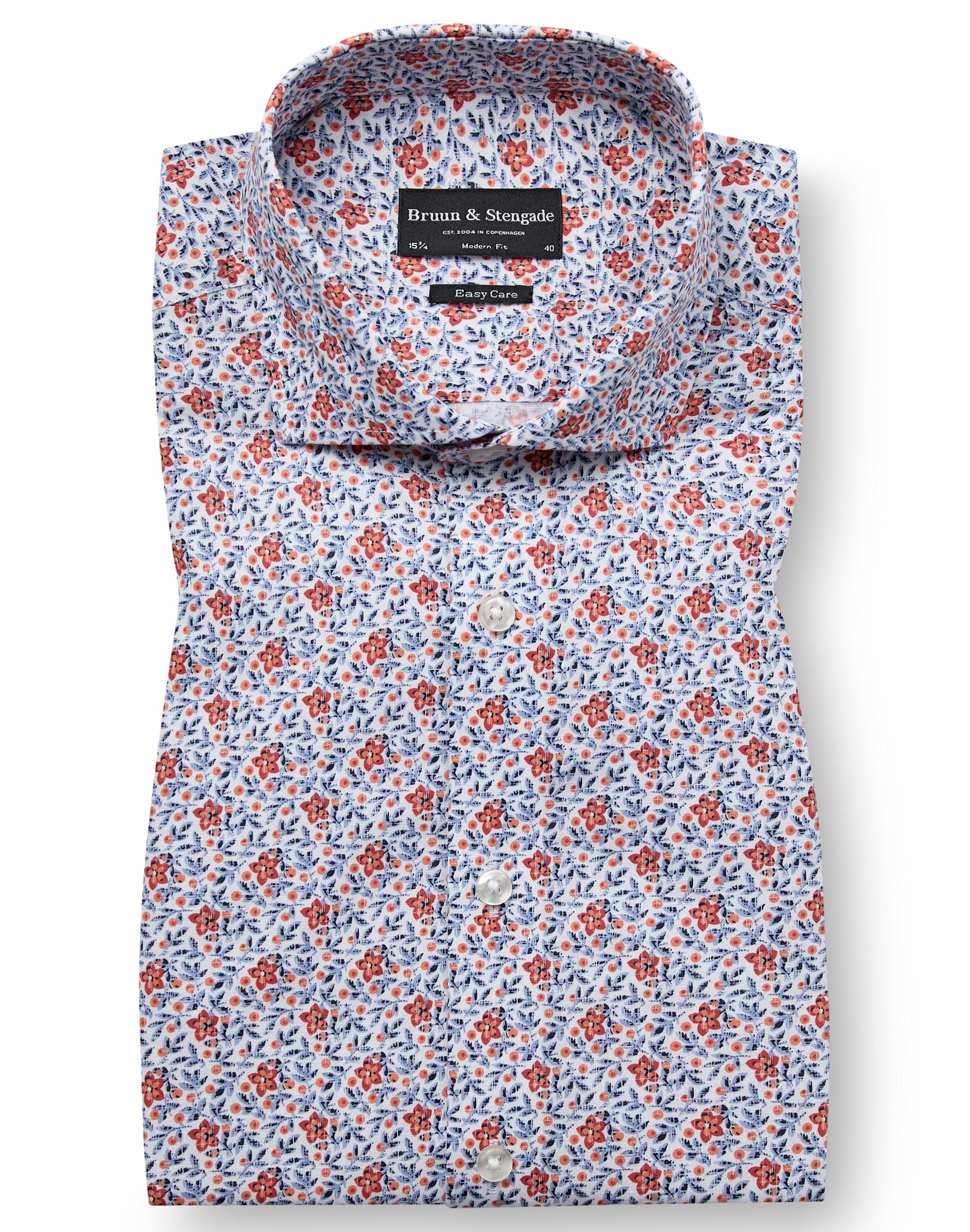 BS Jallouz Modern Fit Skjorta - Orange