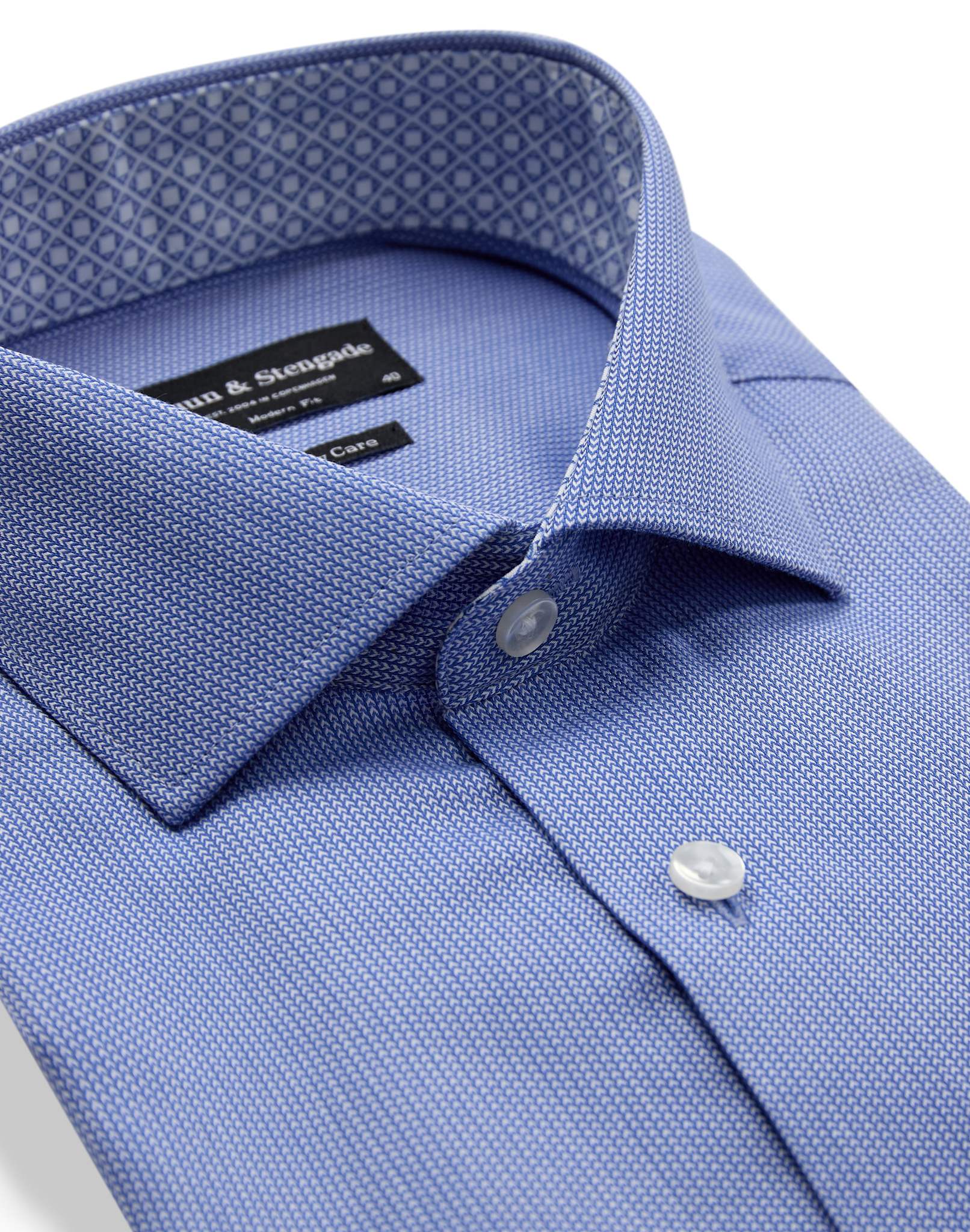 BS Landin Modern Fit Skjorta - Blue
