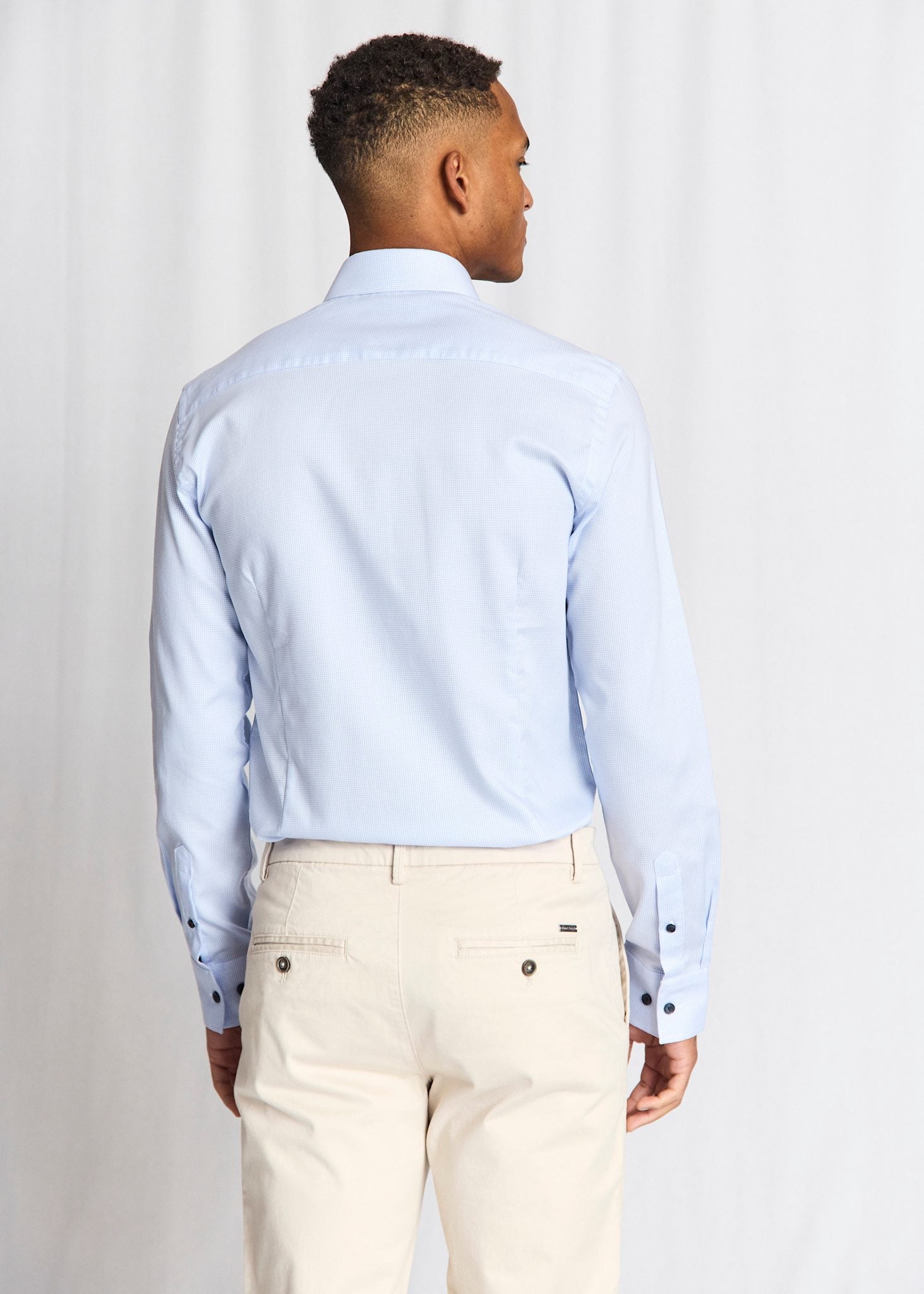 BS Langergren Modern Fit Skjorta - Light Blue