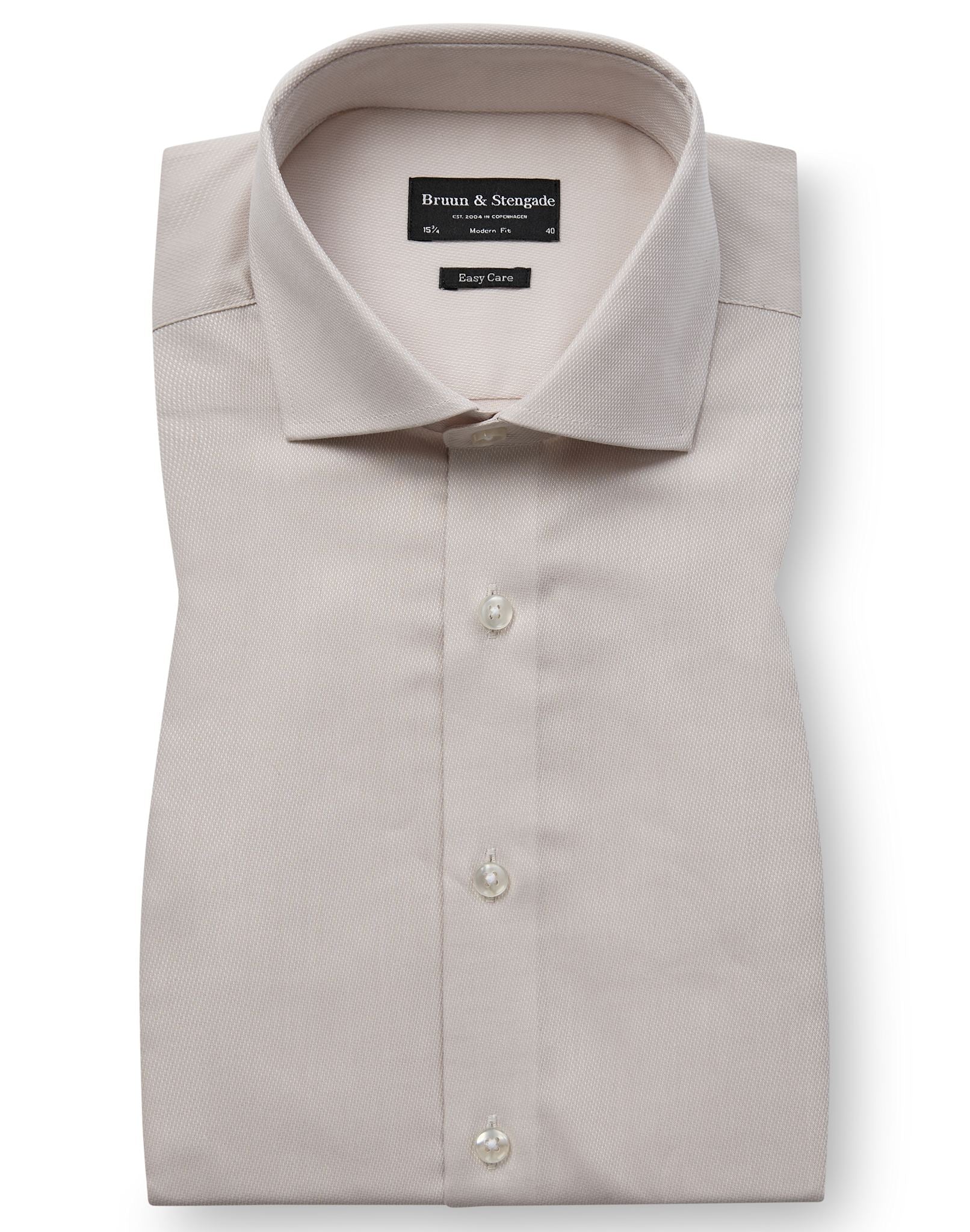 BS Lesjak Modern Fit Skjorta - Beige