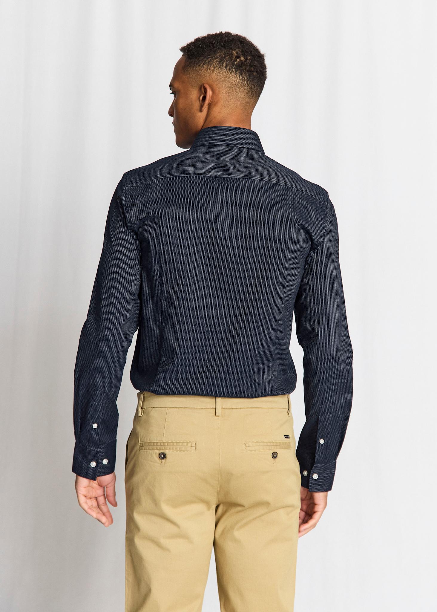 BS Toft Modern Fit Skjorta - Navy