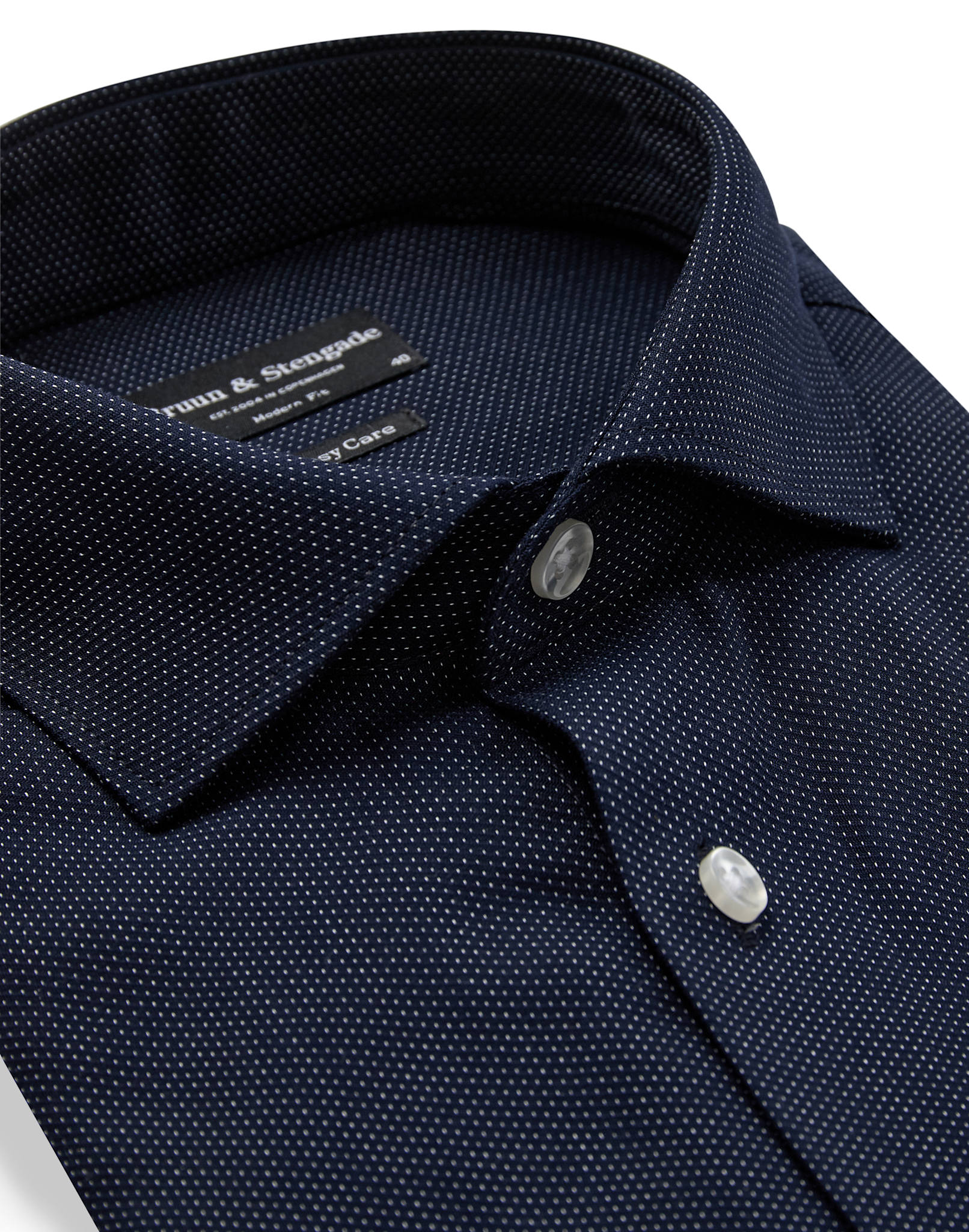 BS Toft Modern Fit Skjorta - Navy
