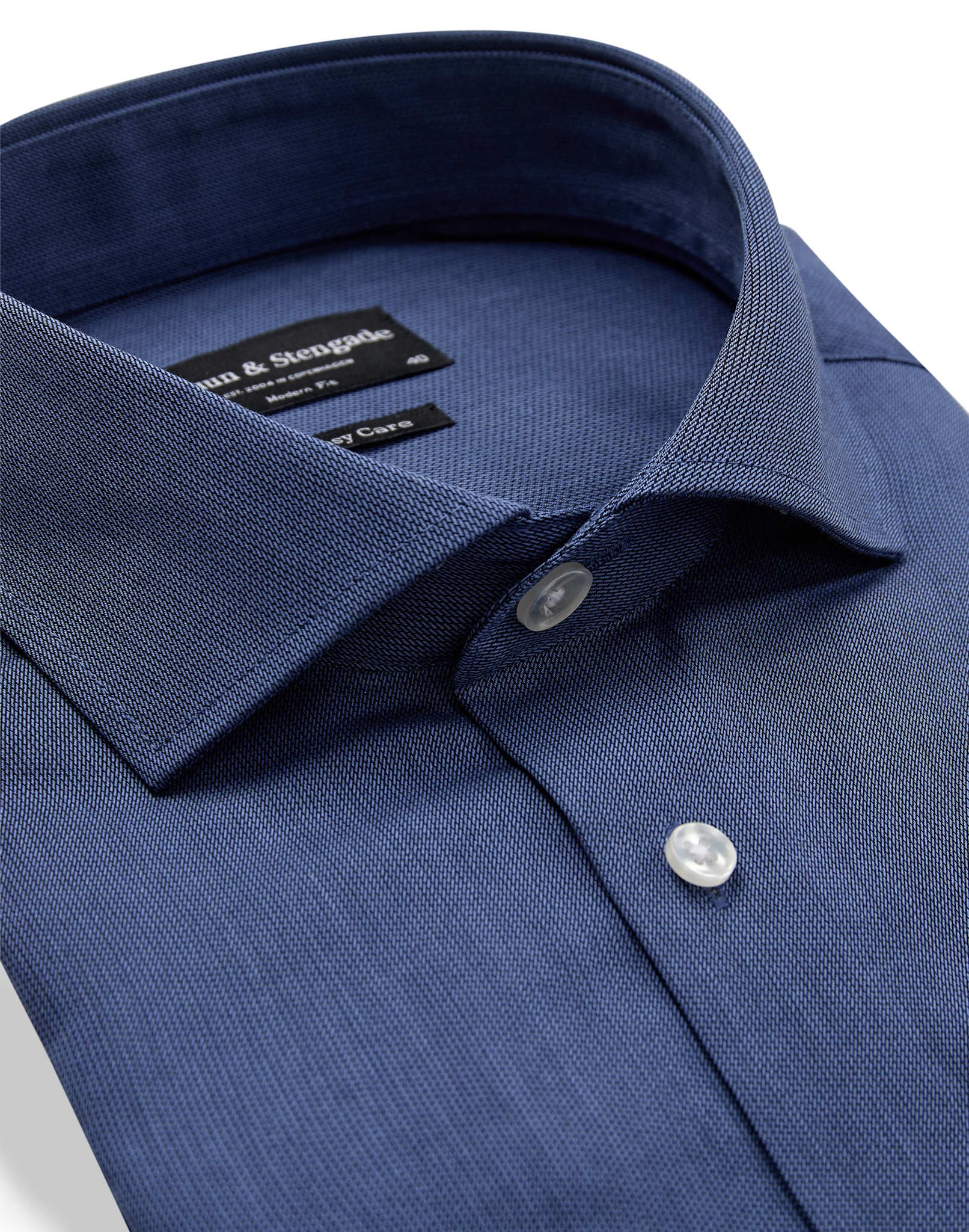 BS Viran Modern Fit Skjorta - Dark Blue