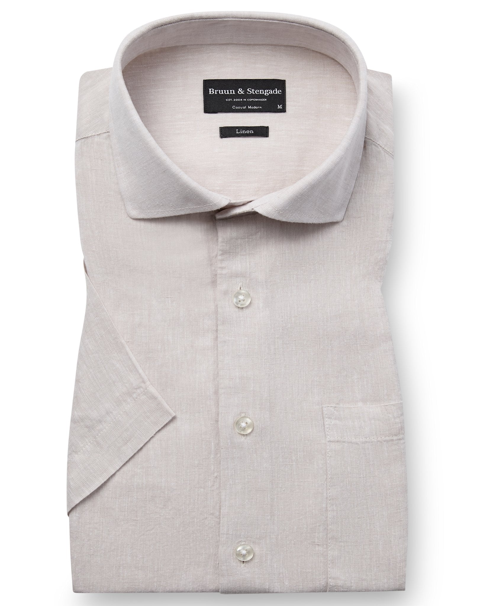 BS Bardet Casual Modern Fit Skjorta - Beige