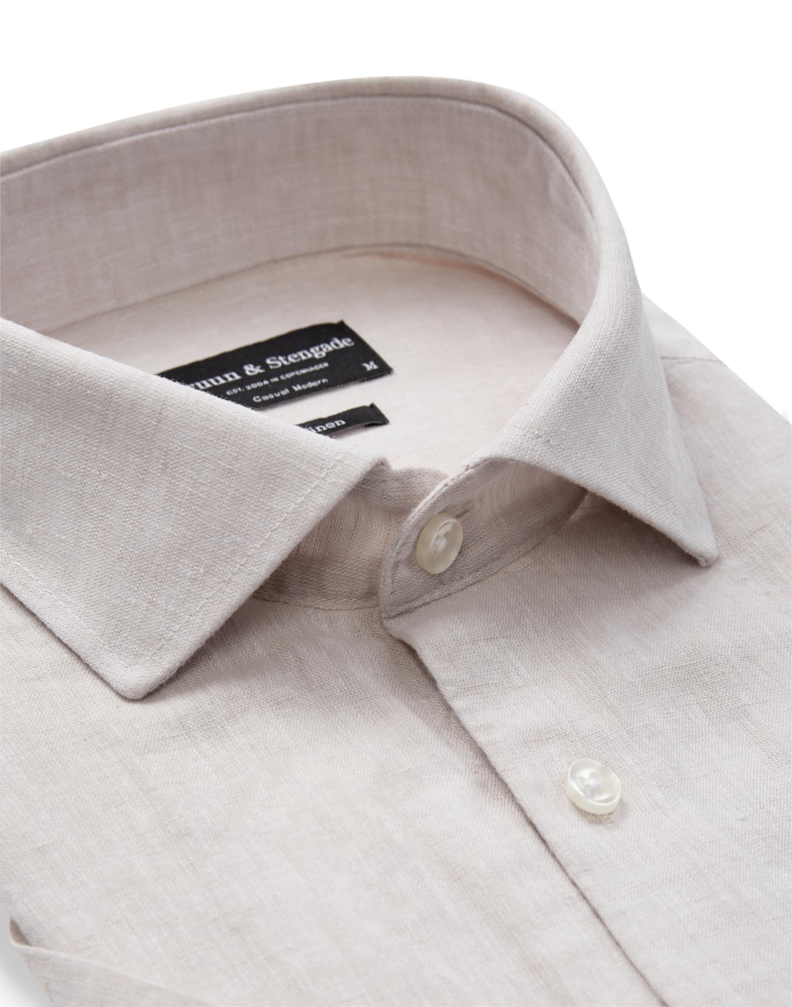BS Bardet Casual Modern Fit Skjorta - Beige