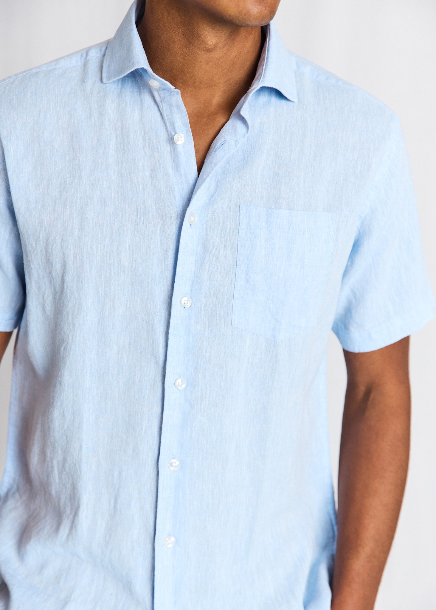 BS Bardet Casual Modern Fit Skjorta - Light Blue