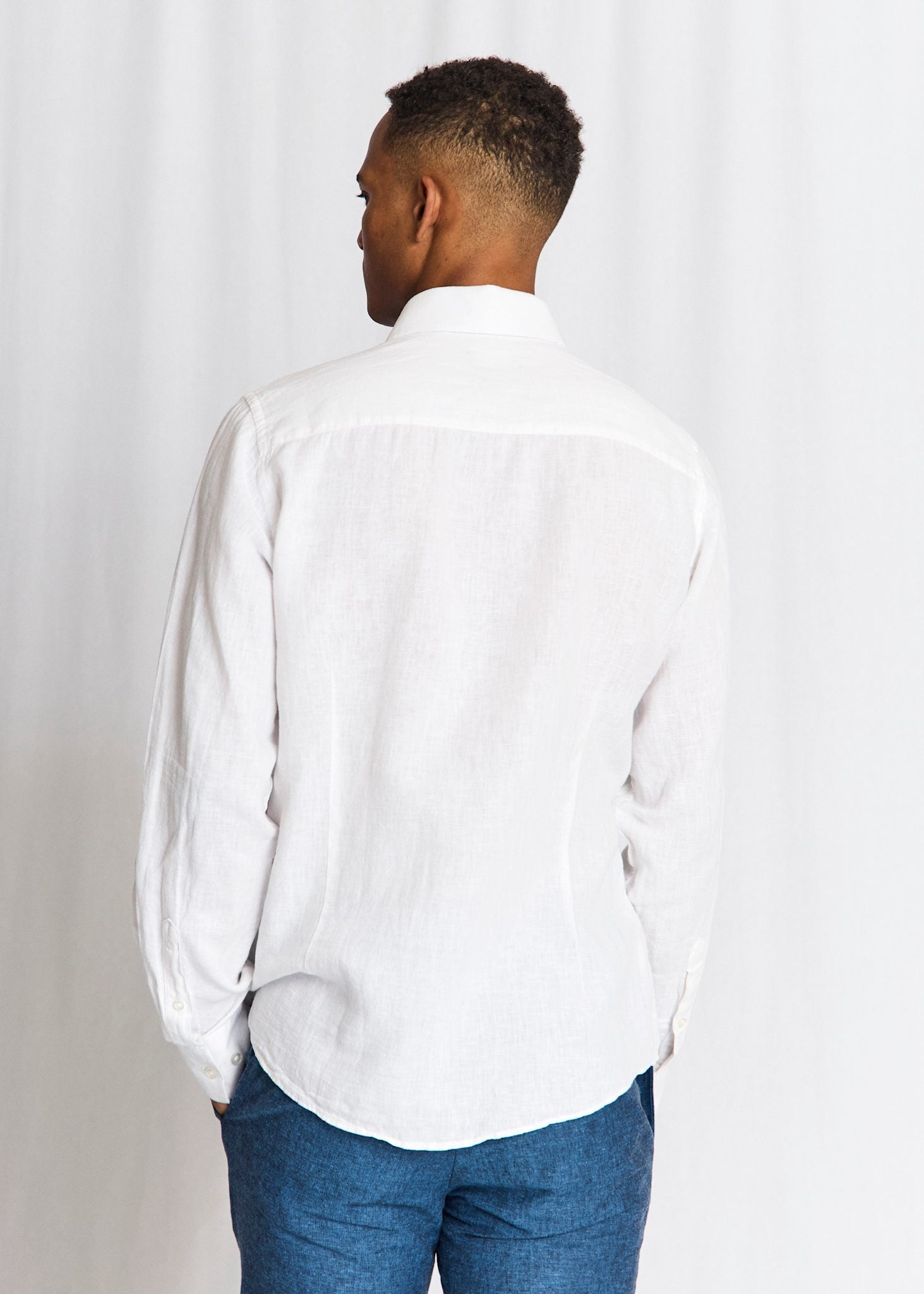 BS Tahaka Casual Modern Fit Skjorta - White