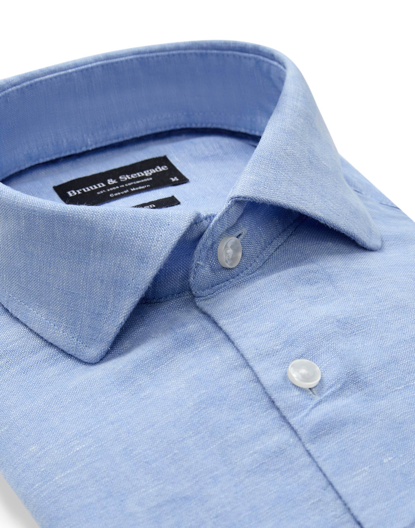 BS Tahaka Casual Modern Fit Skjorta - Light Blue