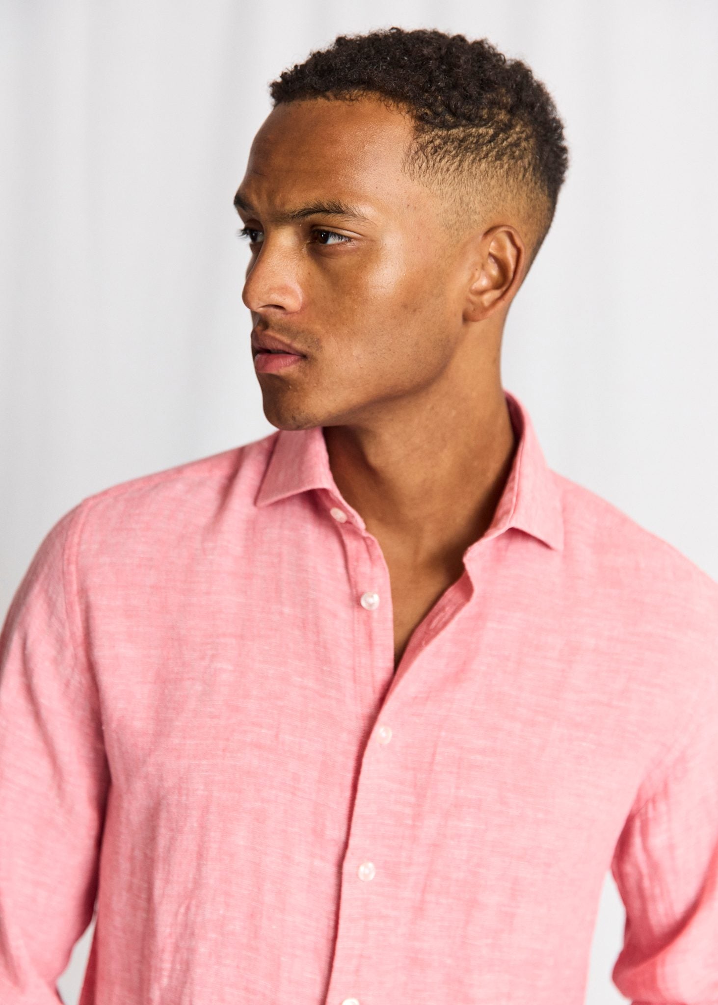 BS Tahaka Casual Modern Fit Skjorta - Pink