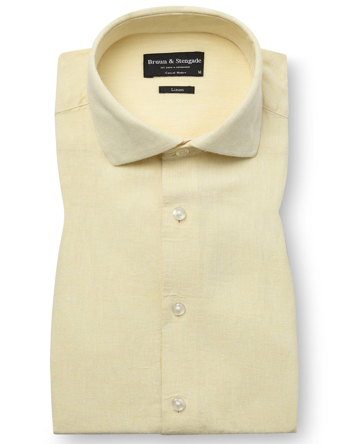 BS Tahaka Casual Modern Fit Skjorta - Yellow