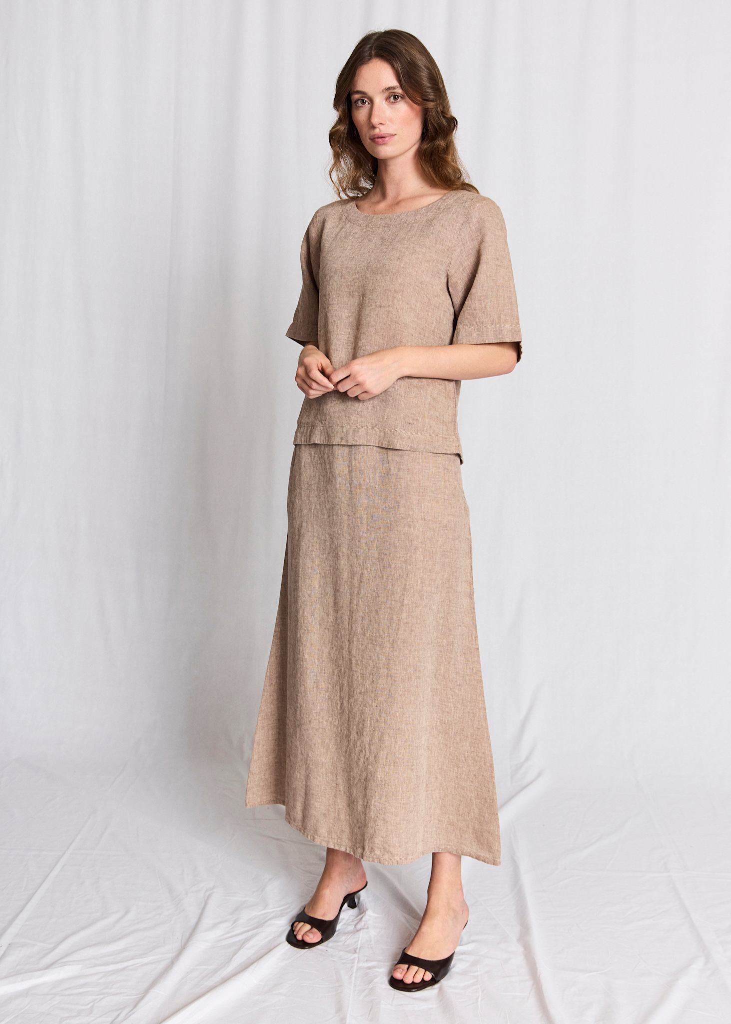 BS Lucianne Regular Fit Topp - Brun