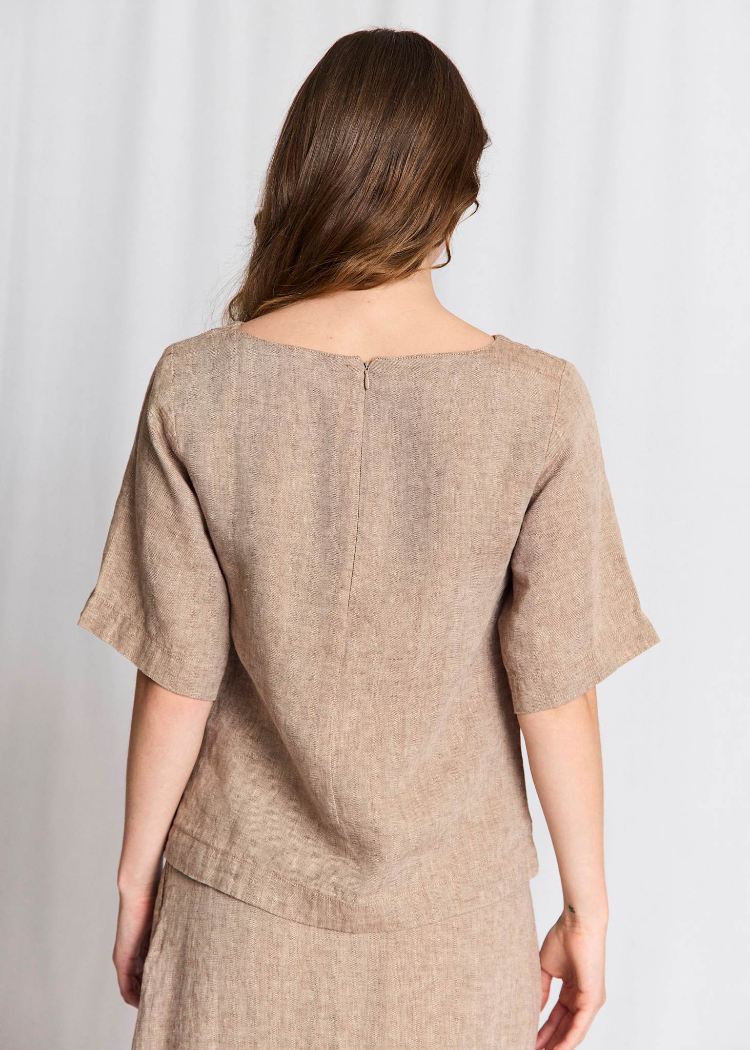 BS Lucianne Regular Fit Topp - Brun