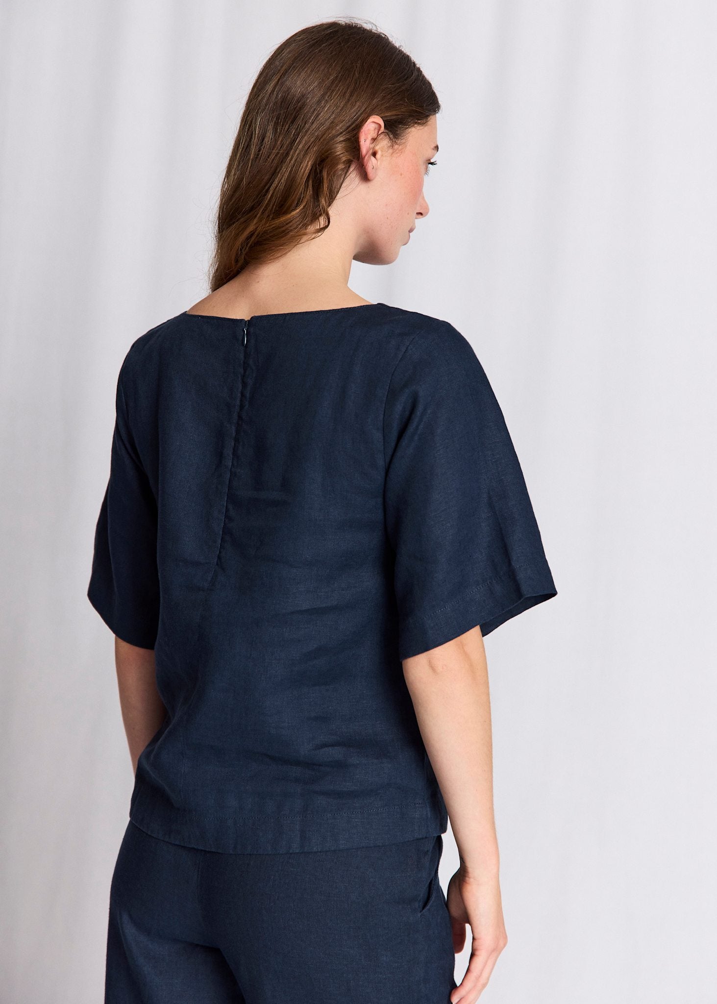 BS Lucianne Regular Fit Topp - Marinblå
