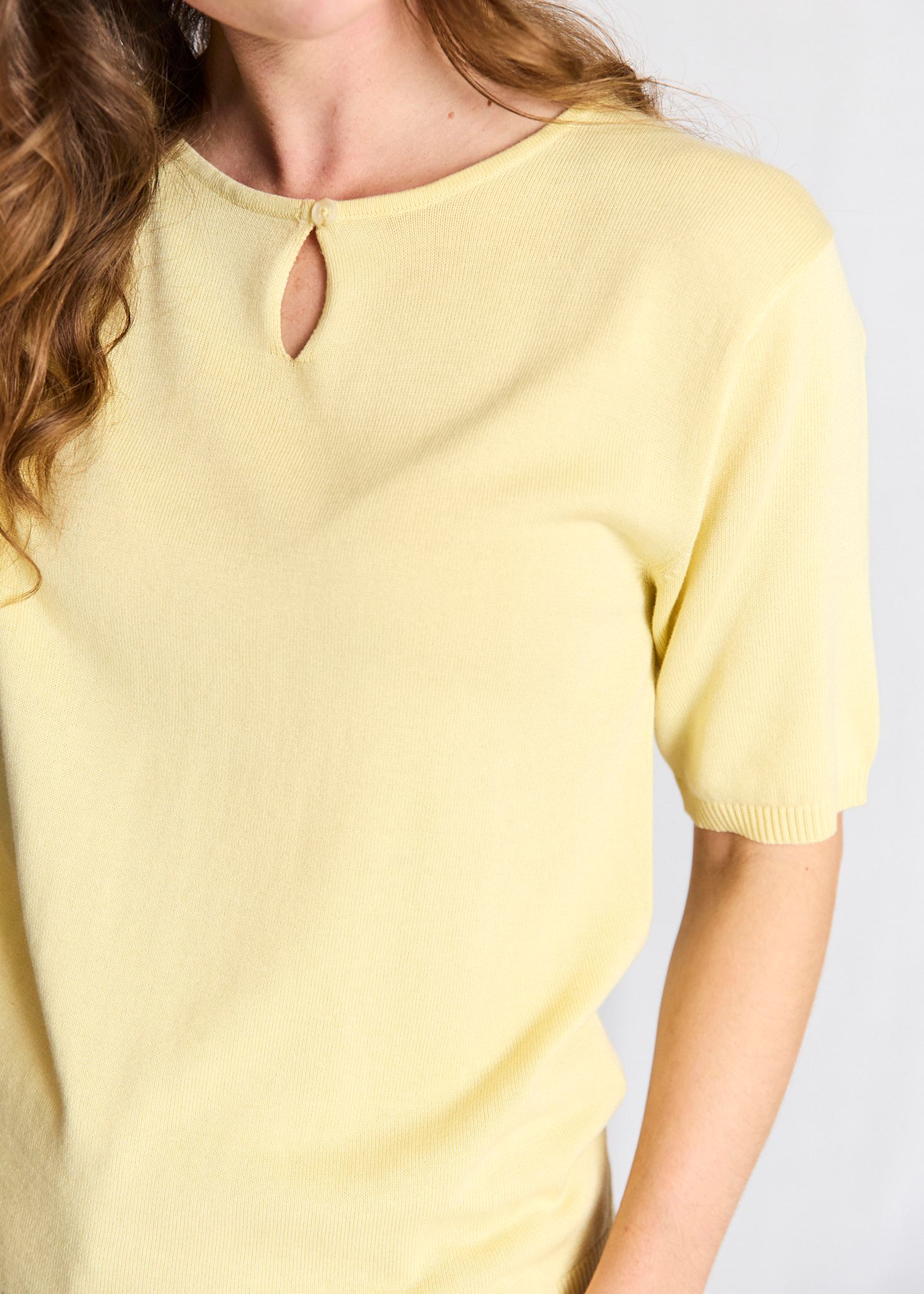 BS Francesca Regular Fit T-shirt - Dusty Yellow