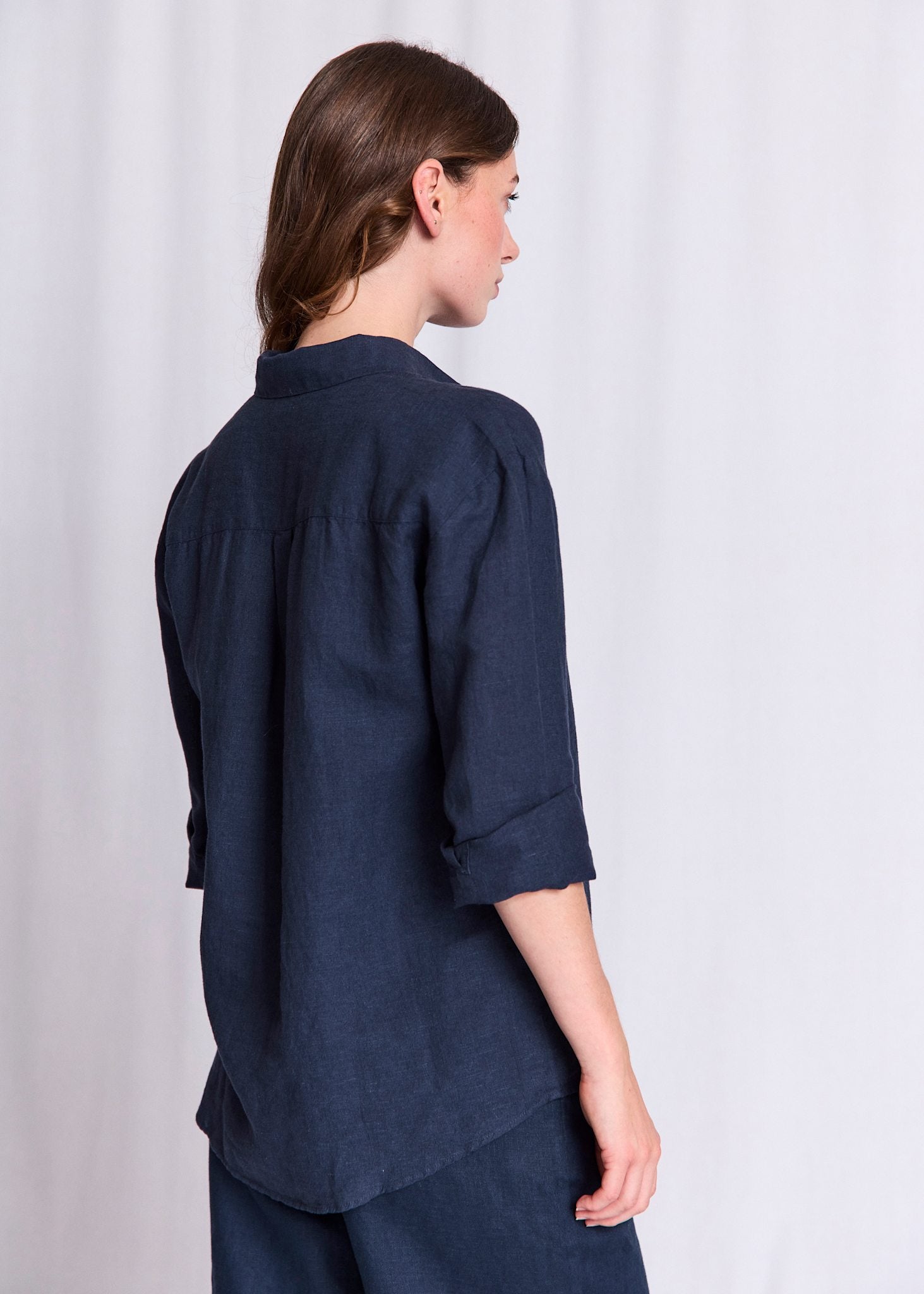 BS Marietta Regular Fit Skjorta - Navy