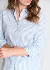 BS Marietta Regular Fit Skjorta - Light Blue/White