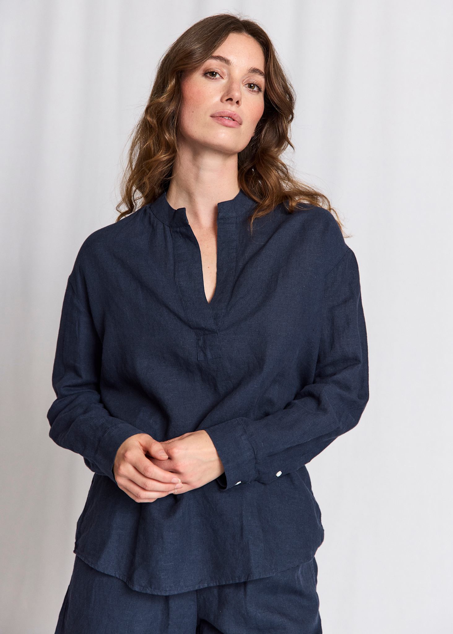 BS Noemi Regular Fit Skjorta - Navy