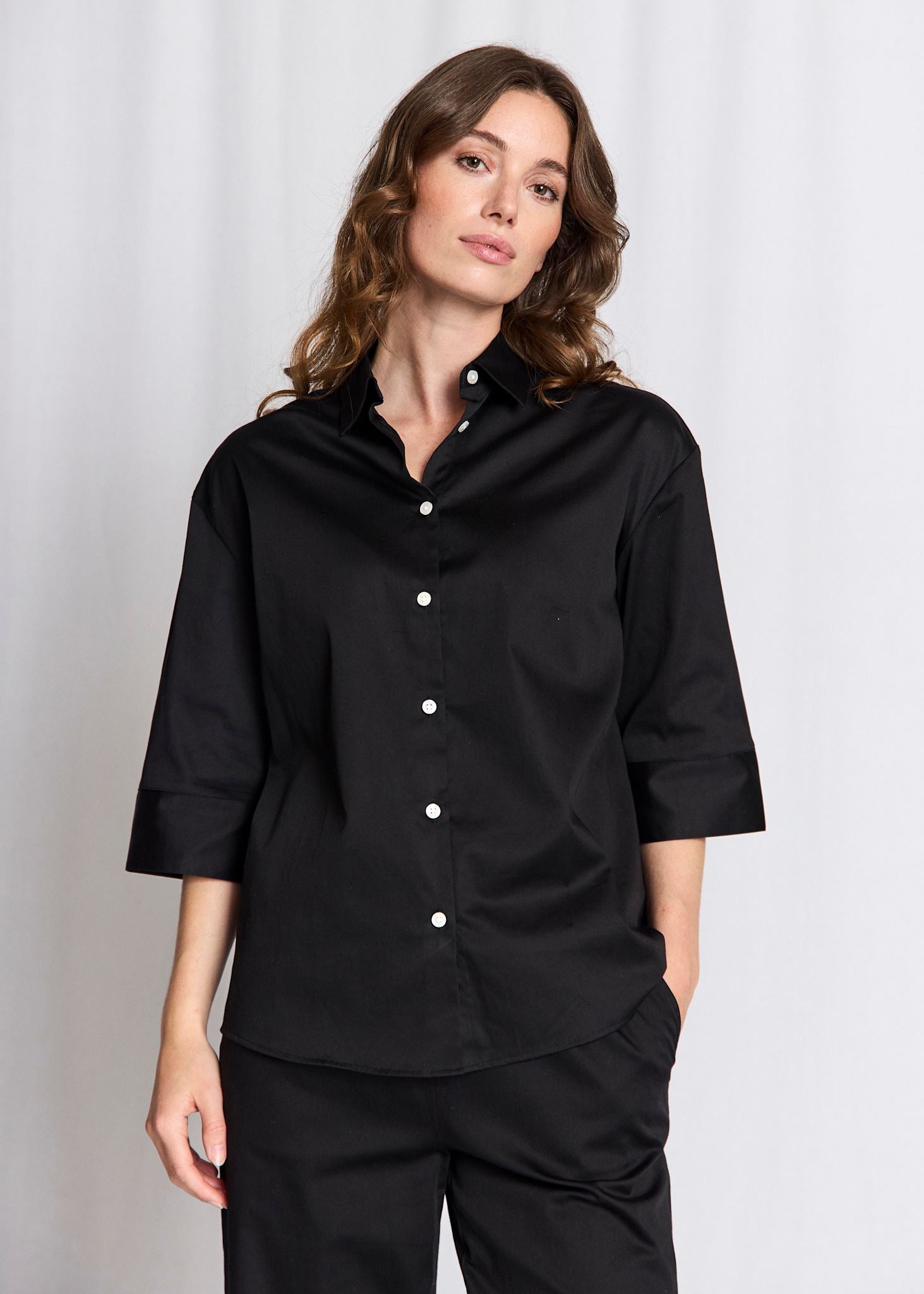 BS Talia Regular Fit Skjorta - Black