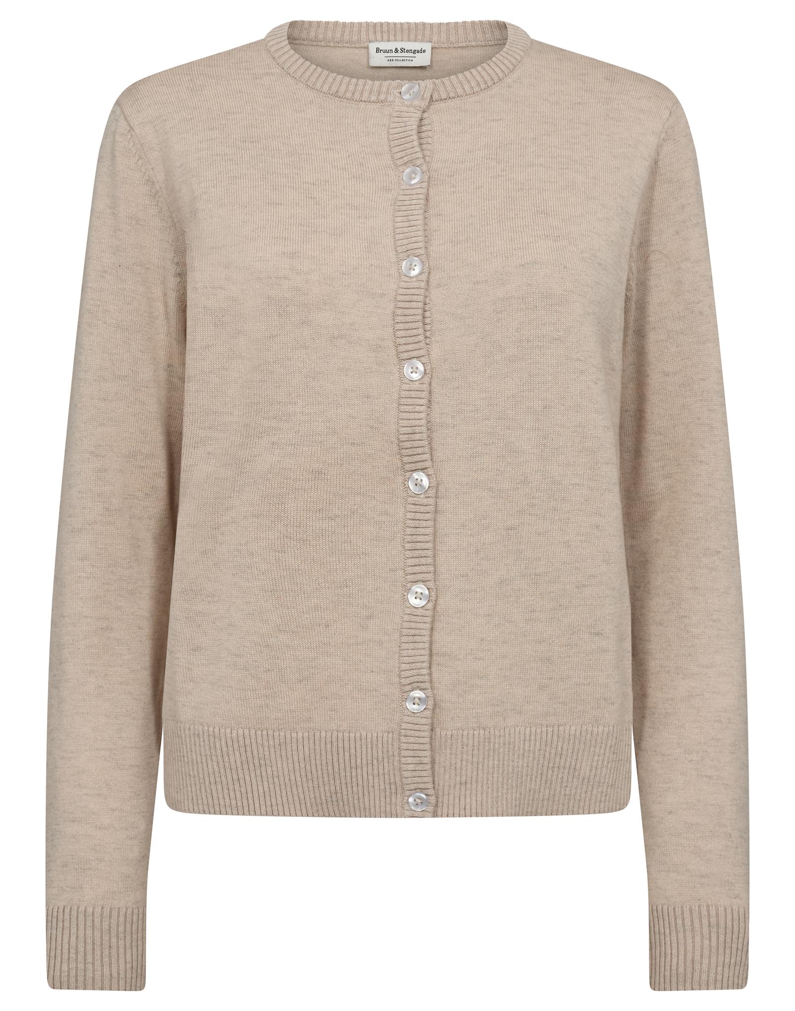 BS Dona Regular Fit Stickat  - Light Brown