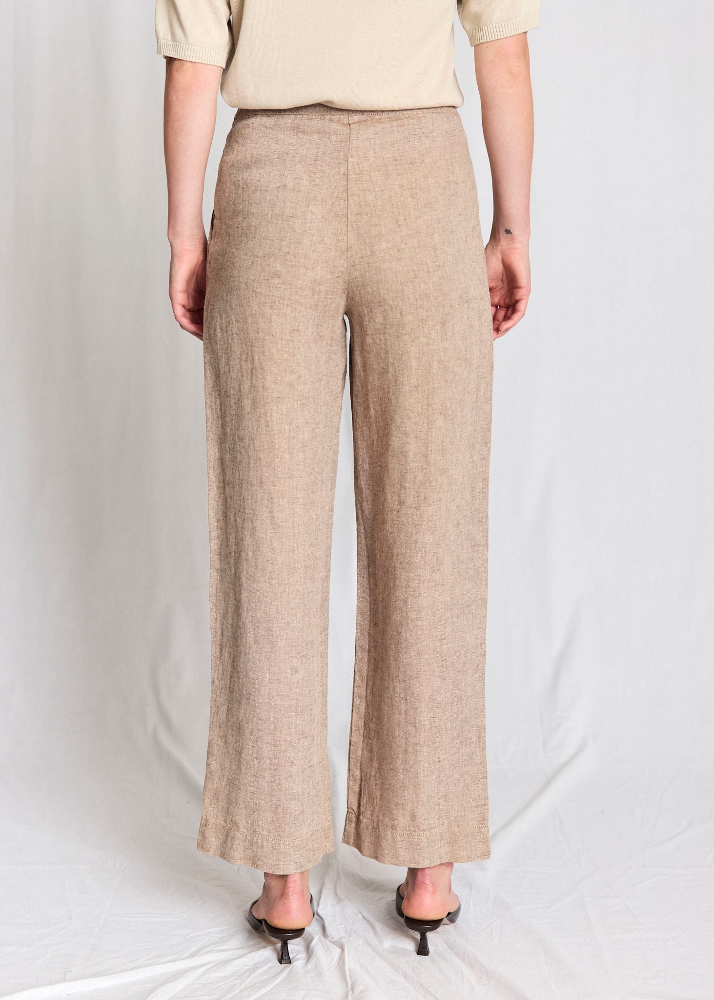 BS Ines Regular Fit Byxor  - Brown