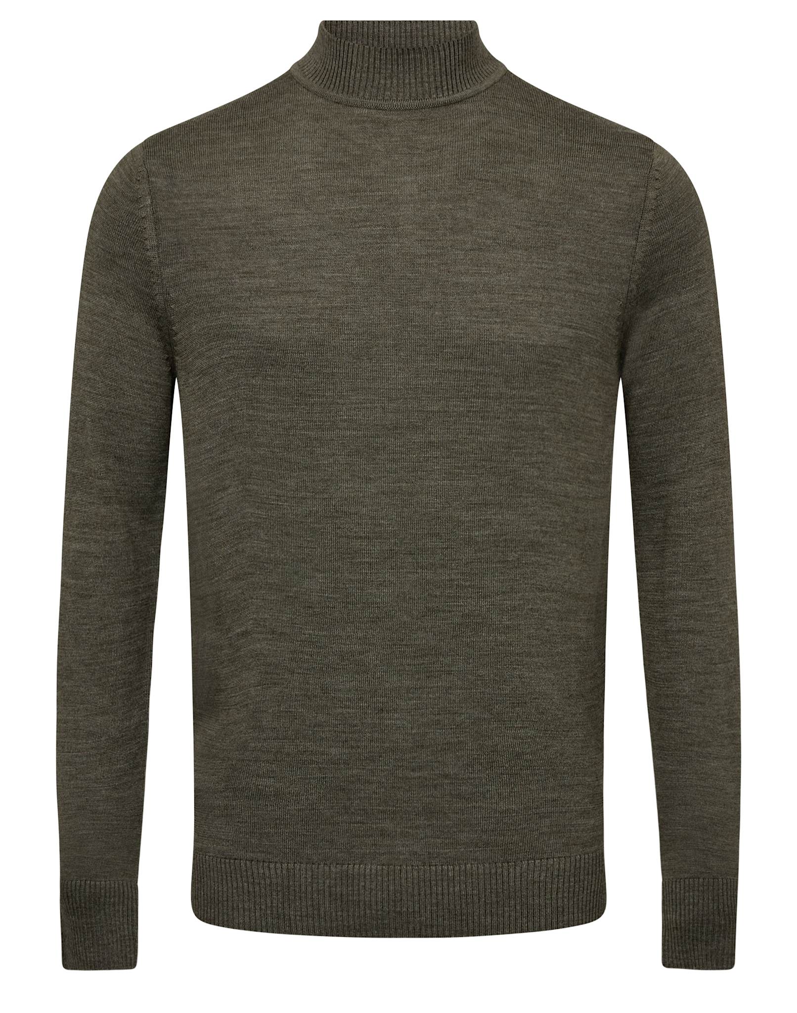 BS Froder Regular Fit Stickat - Olive