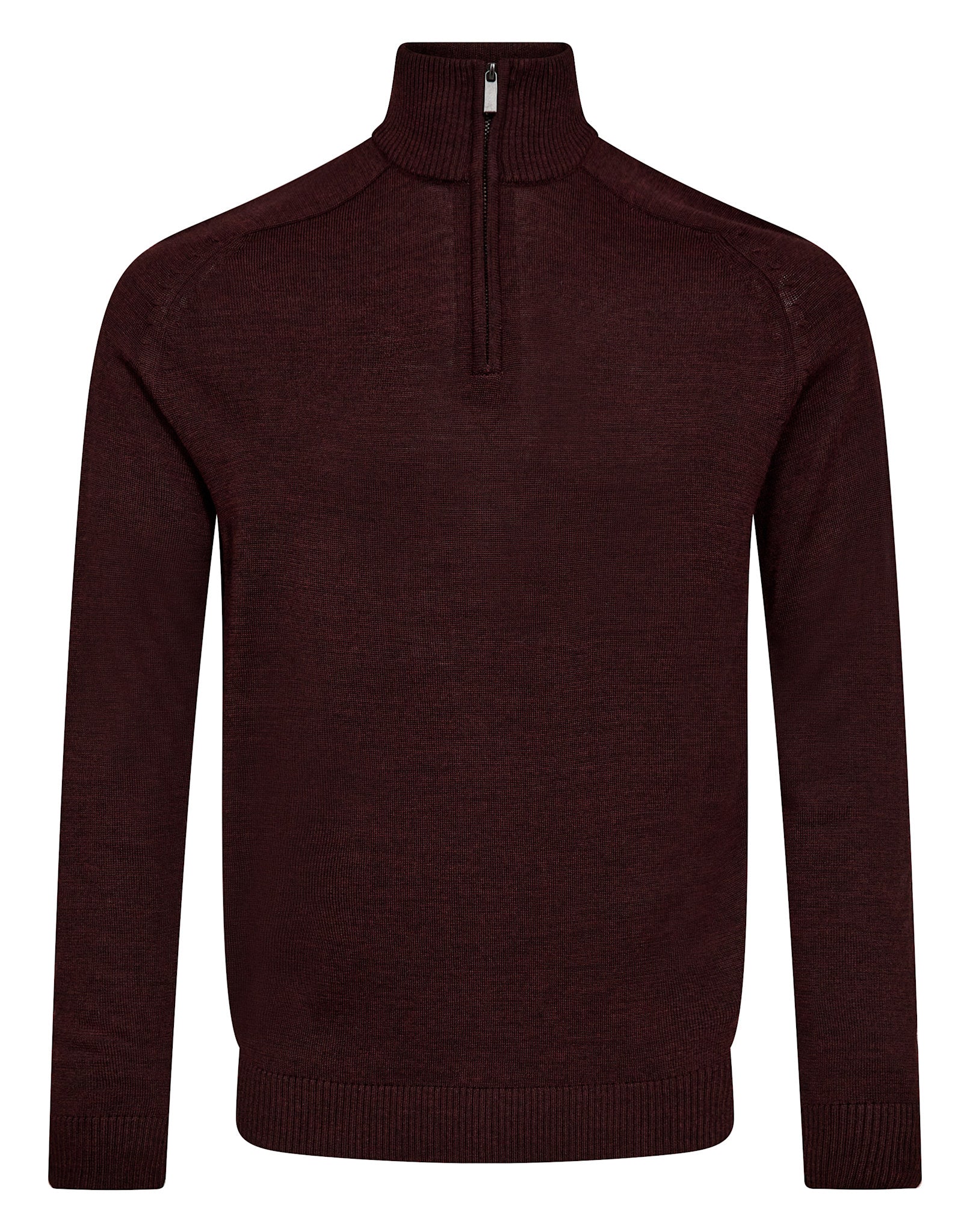 BS Pelle Regular Fit Stickat - Bordeaux