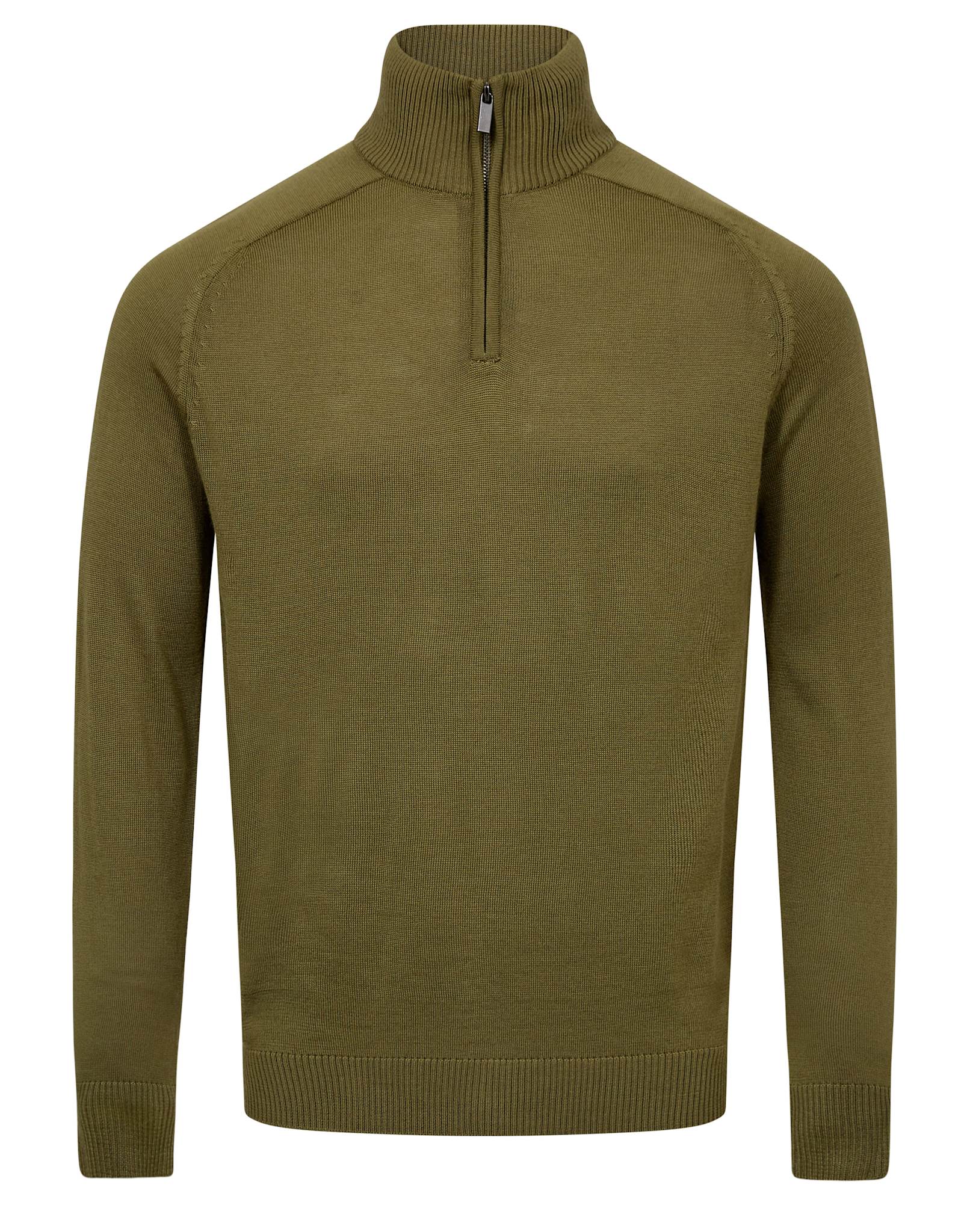BS Pelle Regular Fit Stickat - Bright Green
