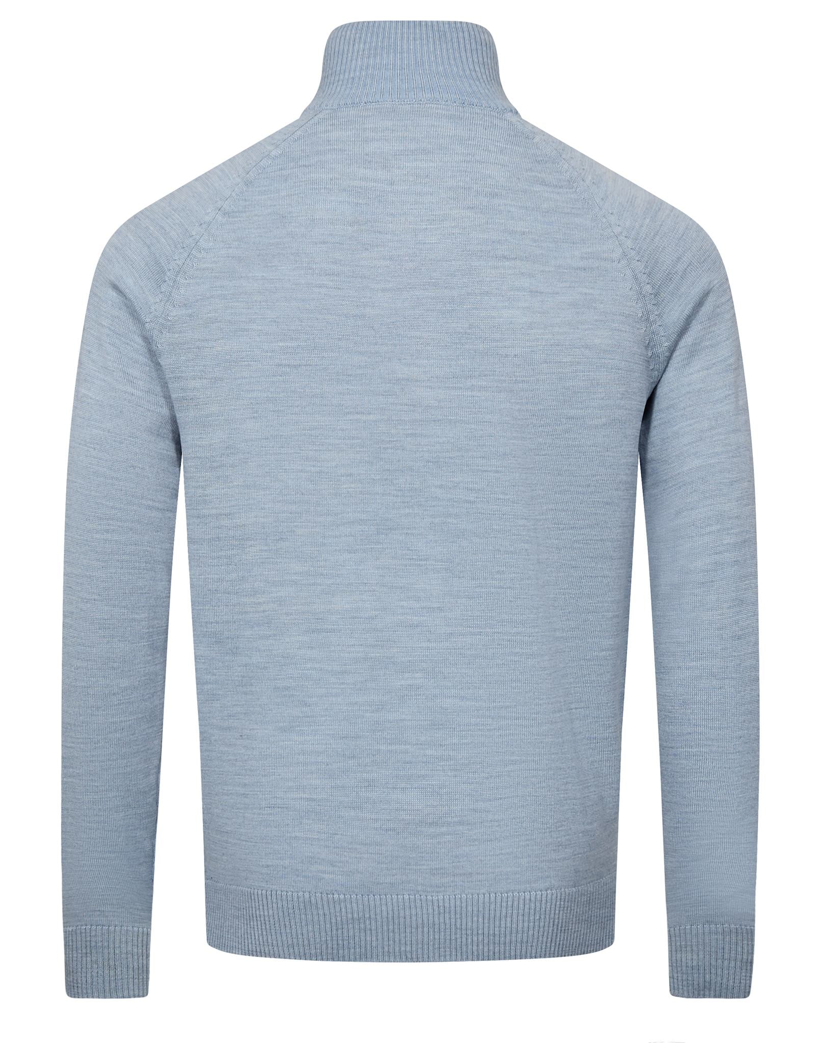 BS Pelle Regular Fit Stickat - Light Blue