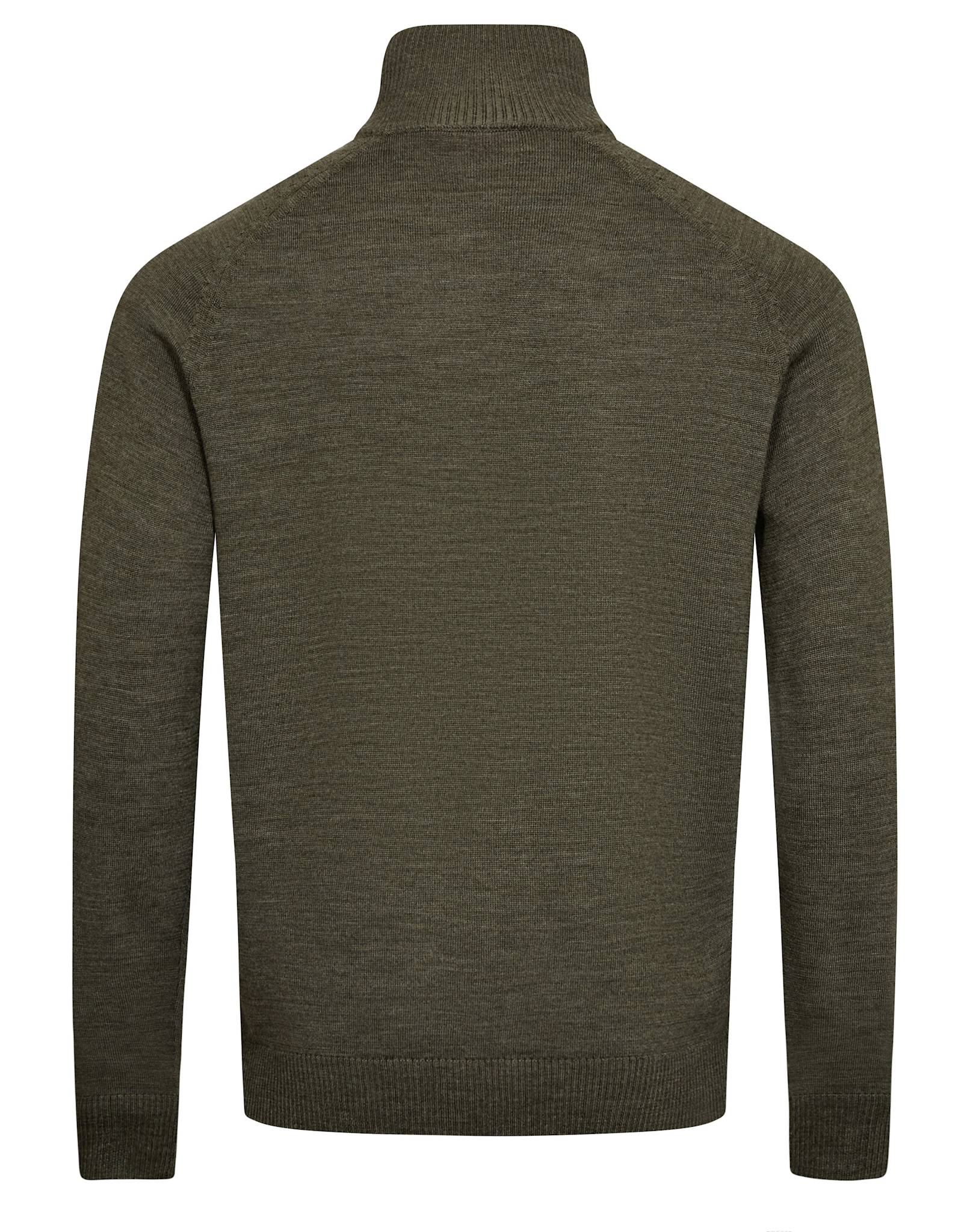 BS Pelle Regular Fit Stickat - Olive