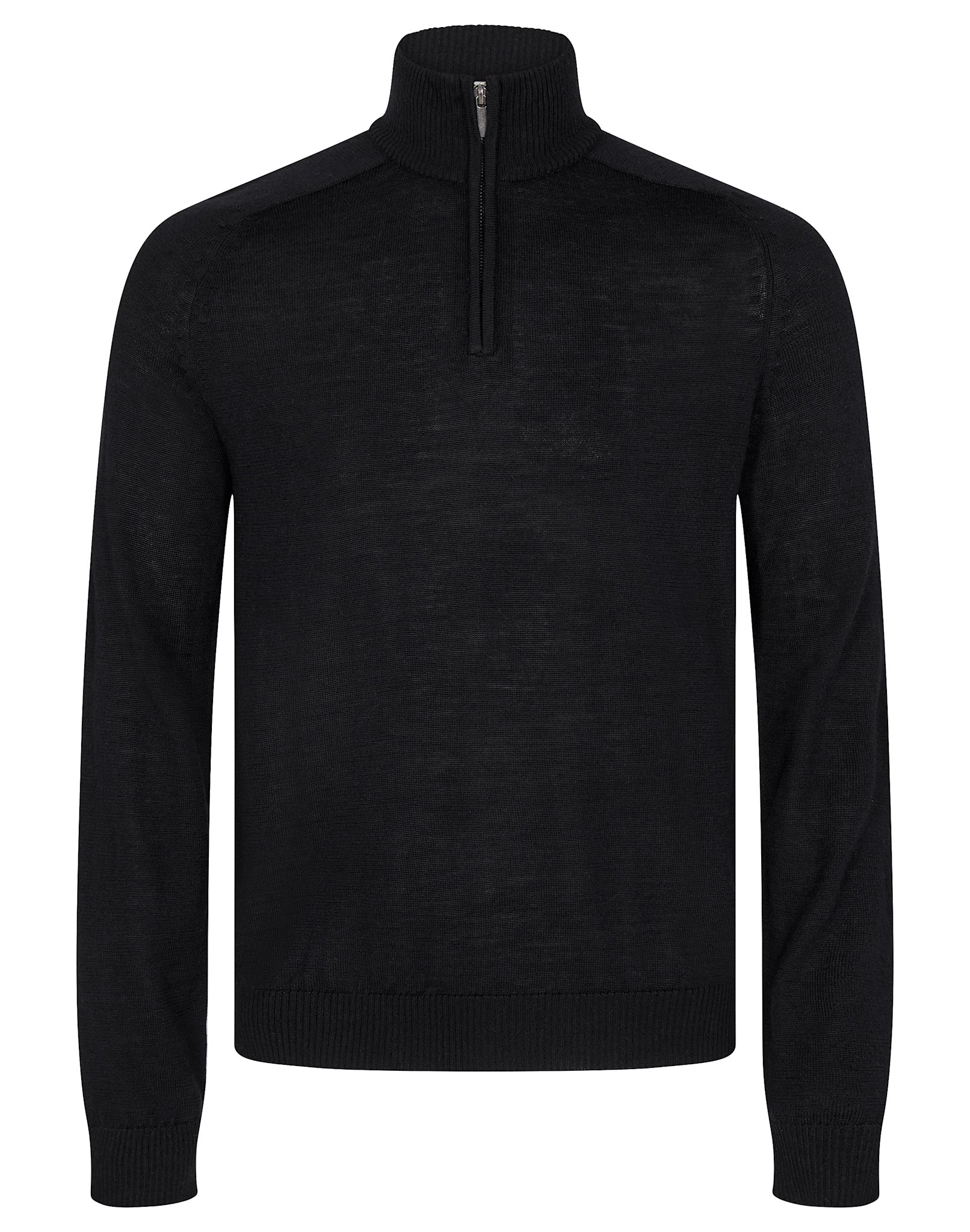 BS Pelle Regular Fit Stickat - Black