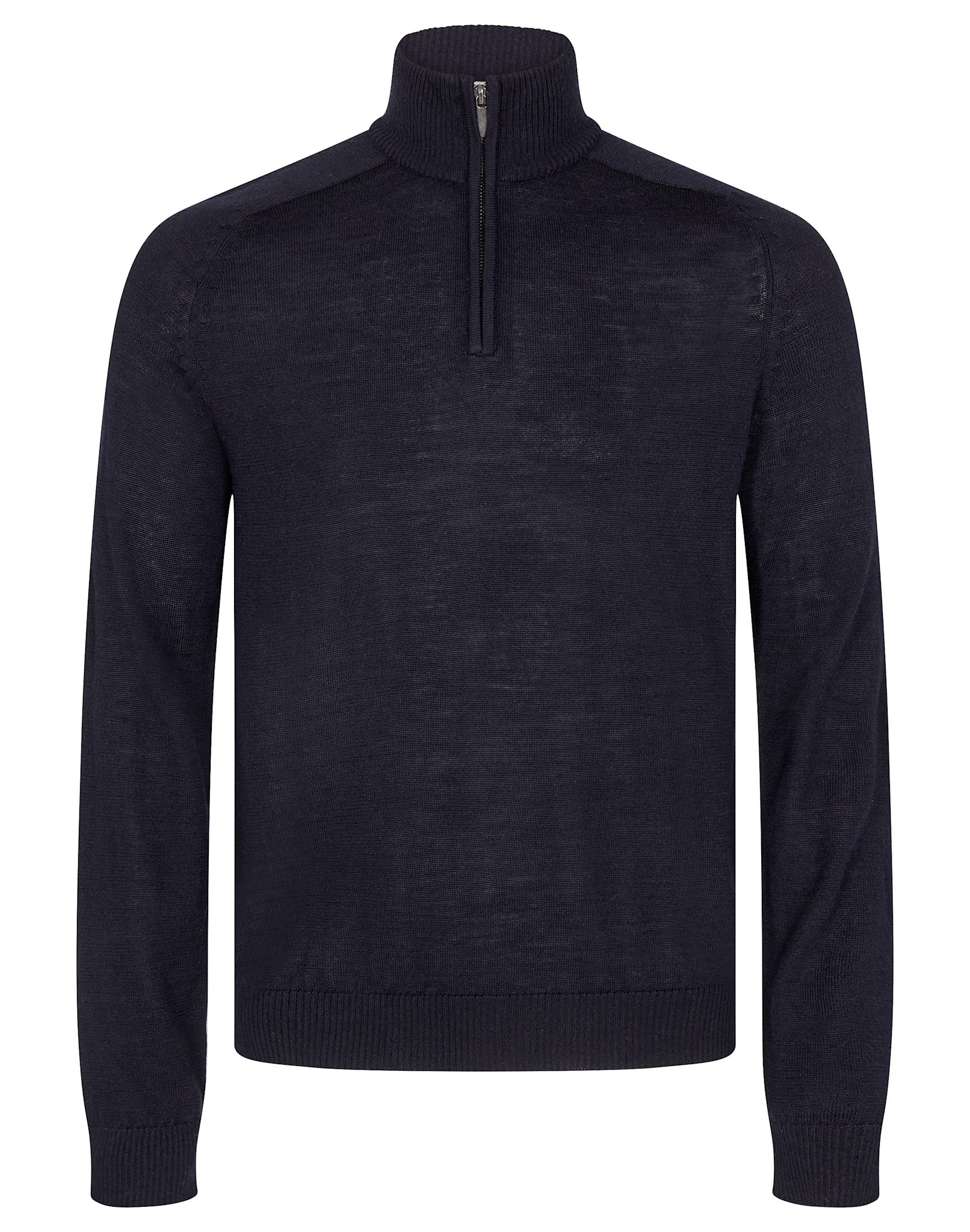 BS Pelle Regular Fit Stickat - Navy