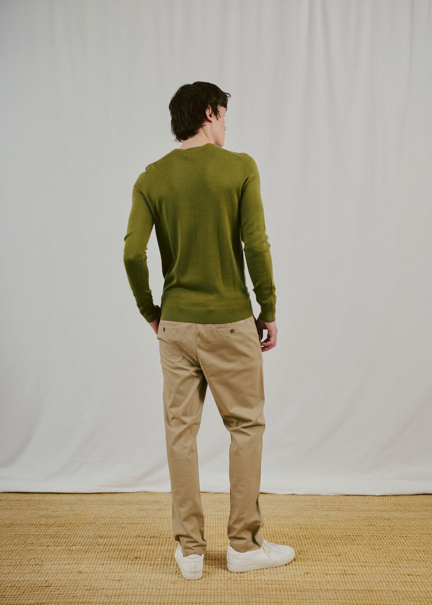BS Jupiter Regular Fit Stickat - Bright Green