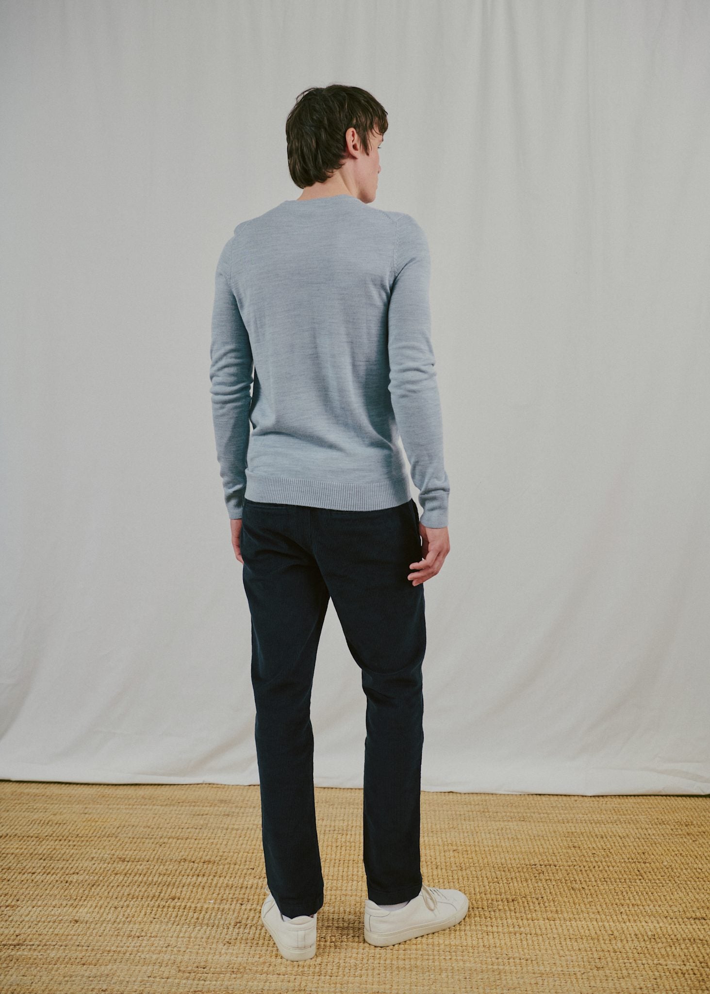 BS Jupiter Regular Fit Stickat - Light Blue
