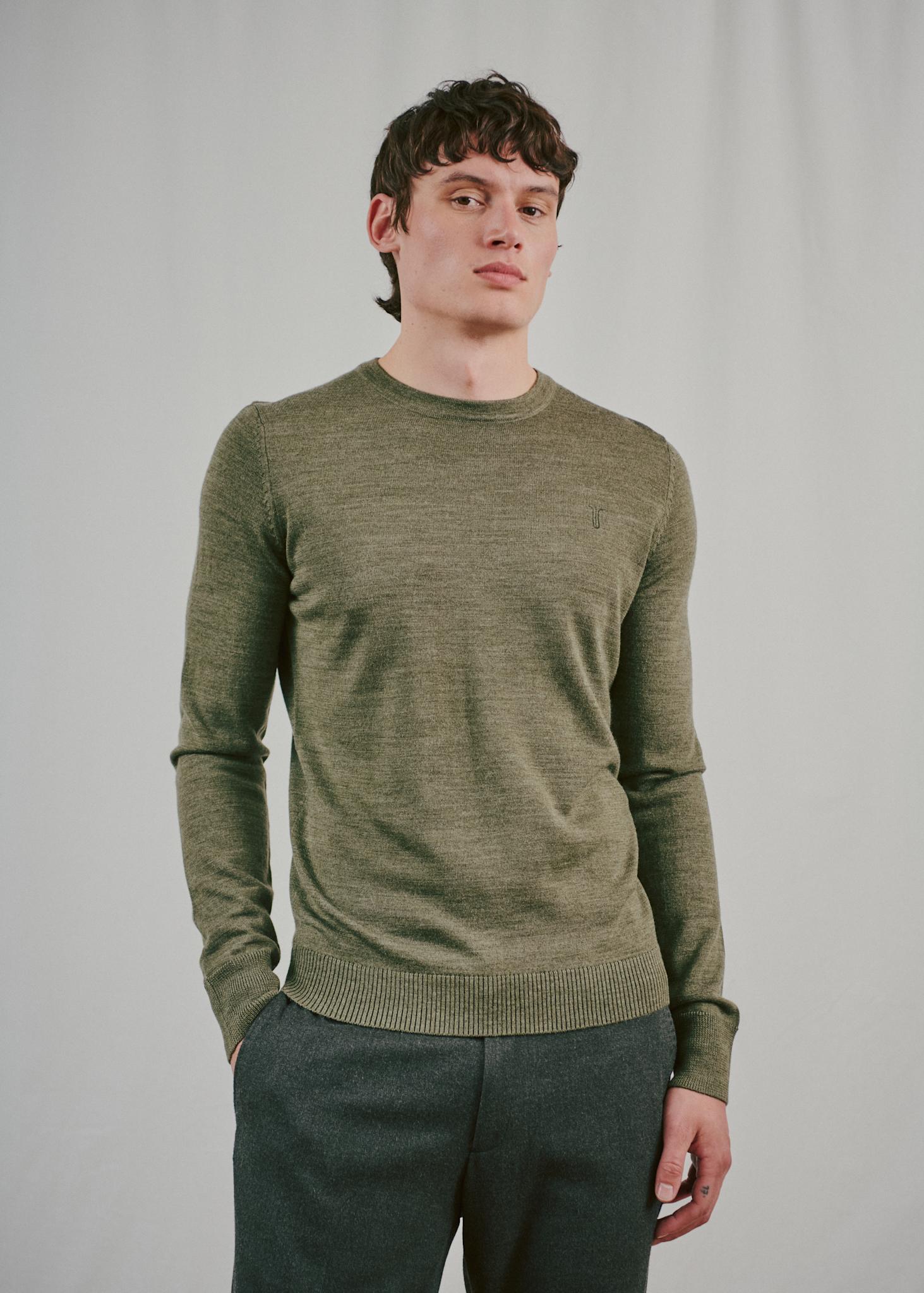 BS Jupiter Regular Fit Stickat - Olive