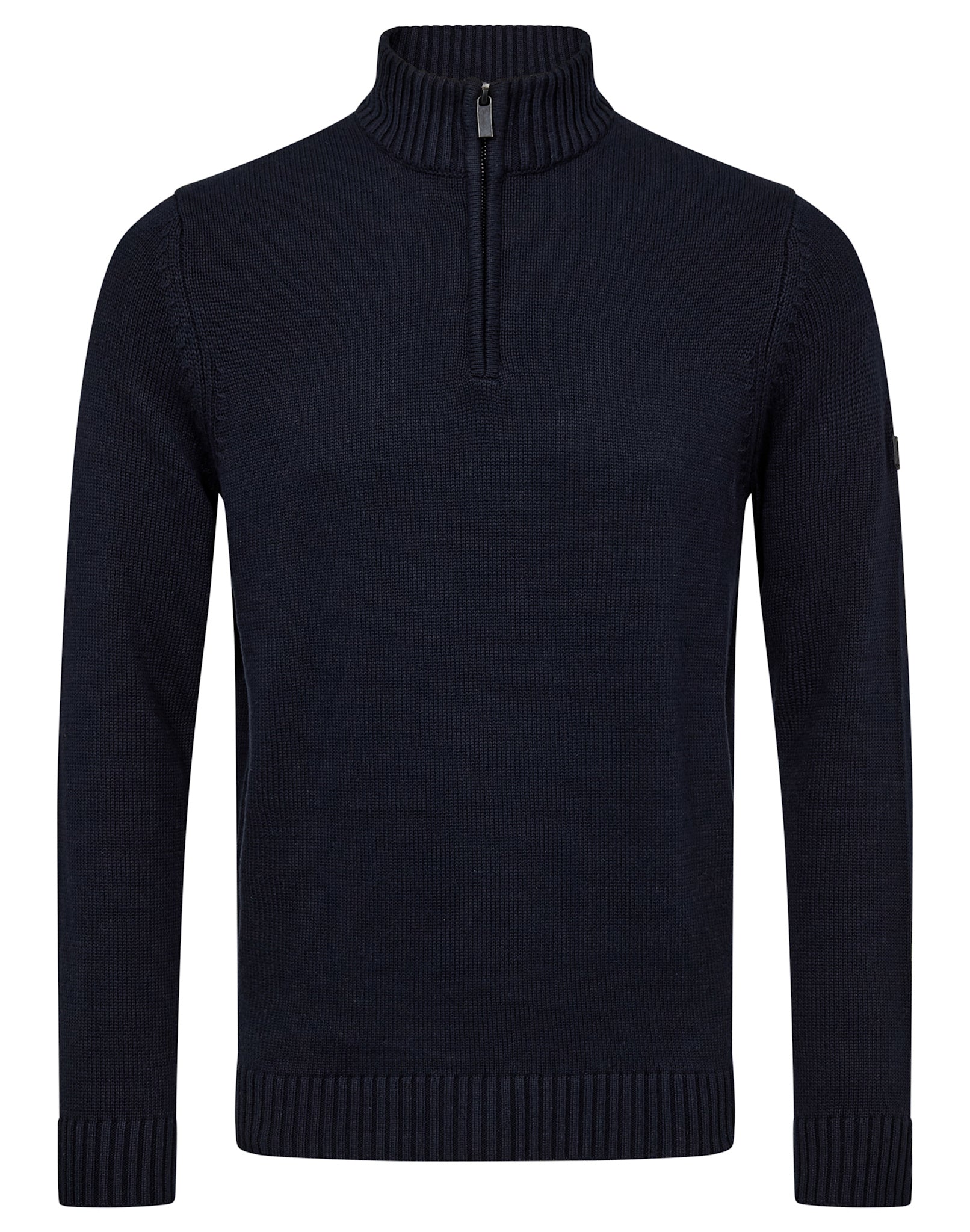 BS Cunha Regular Fit Stickat - Navy