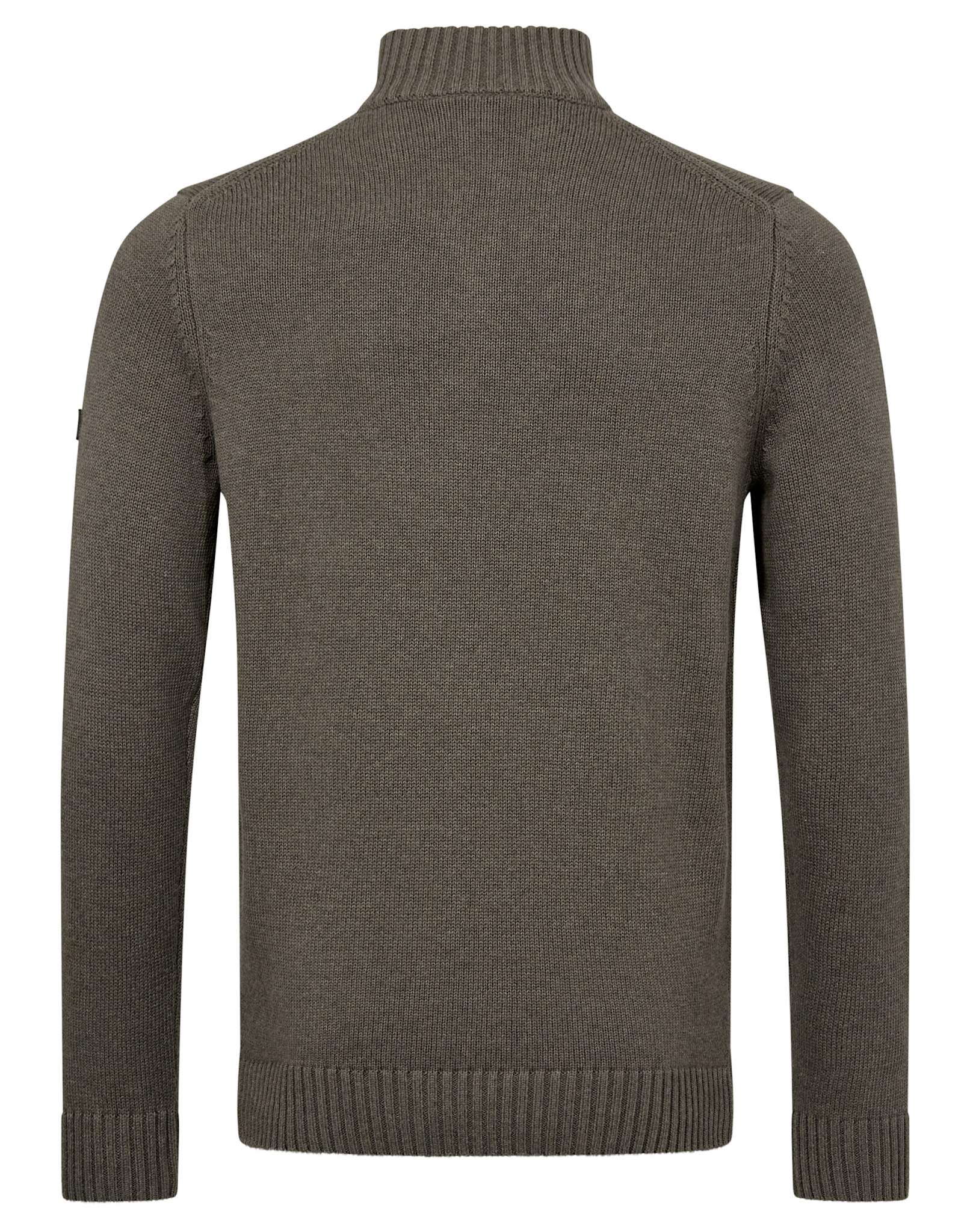 BS Cunha Regular Fit Stickat - Olive