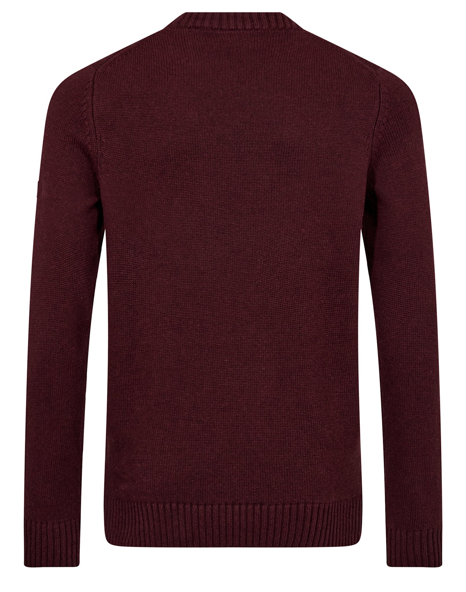 BS Rapa Regular Fit Stickat - Bordeaux