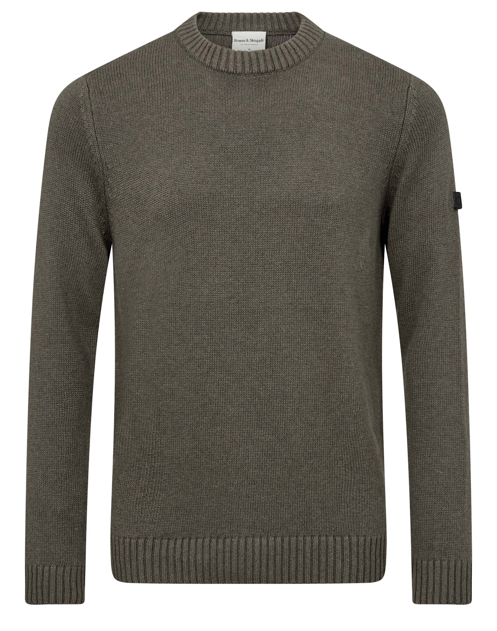 BS Rapa Regular Fit Stickat - Olive