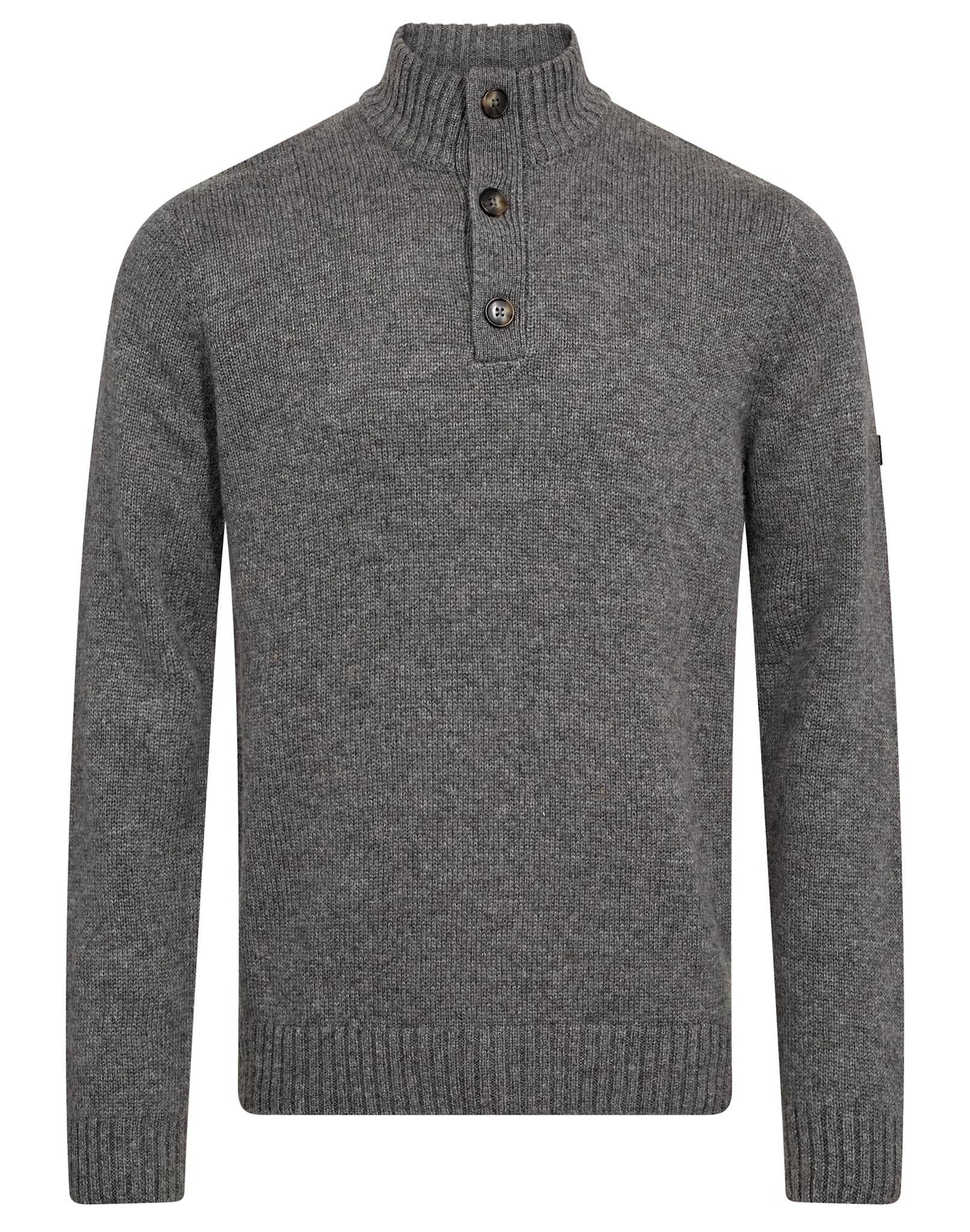 BS Socotra Regular Fit Stickat - Grey