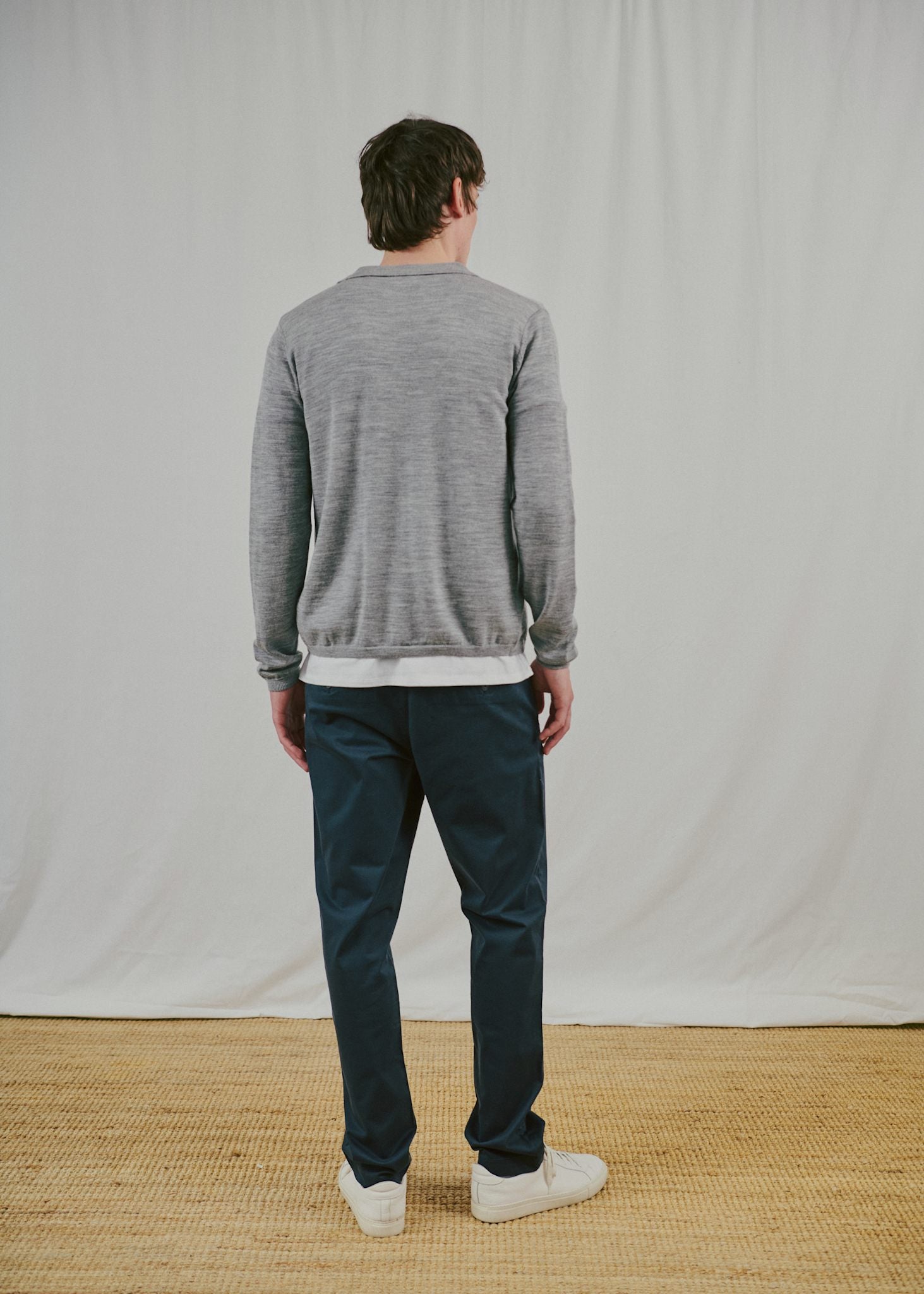 BS Zaouma Regular Fit Stickat - Grey